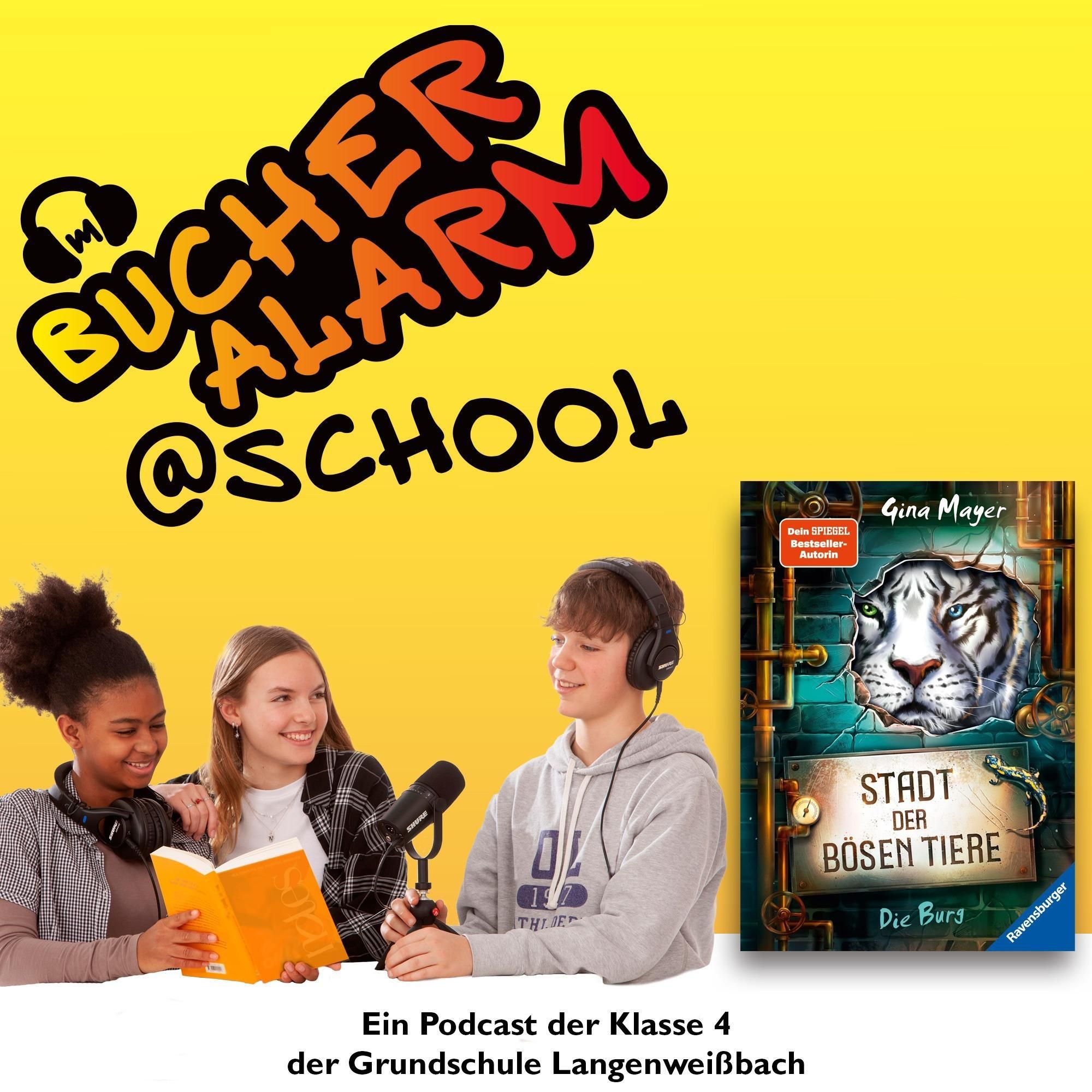 💥BÜCHERALARM@school💥🐈‍🦅"Stadt der Bösen Tiere – Die Burg" 🐅🦎 von Gina Mayer🦌