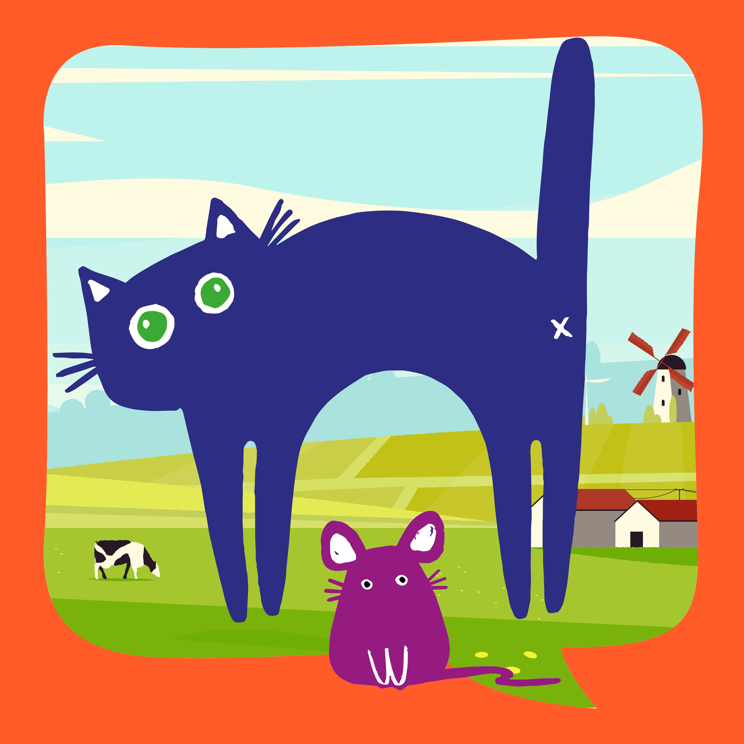 Cat and mouse | Kettengeschichte aus England | erzählt von John Rogers | ab 4