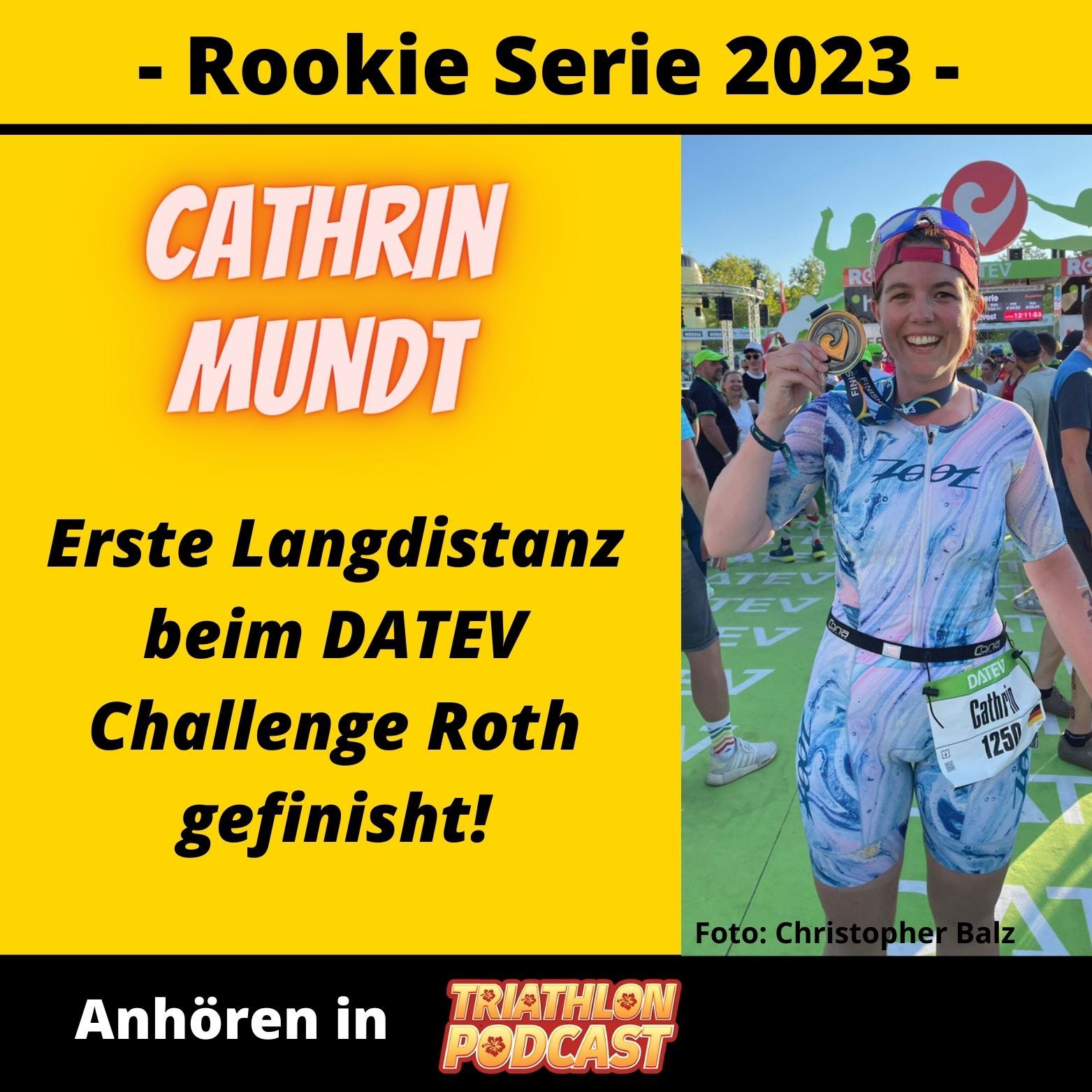 Cathrin Mundt - innerhalb einer Woche Mittel- und Langdistanz DATEV Challenge Roth Rookie - Rookie Serie 2023