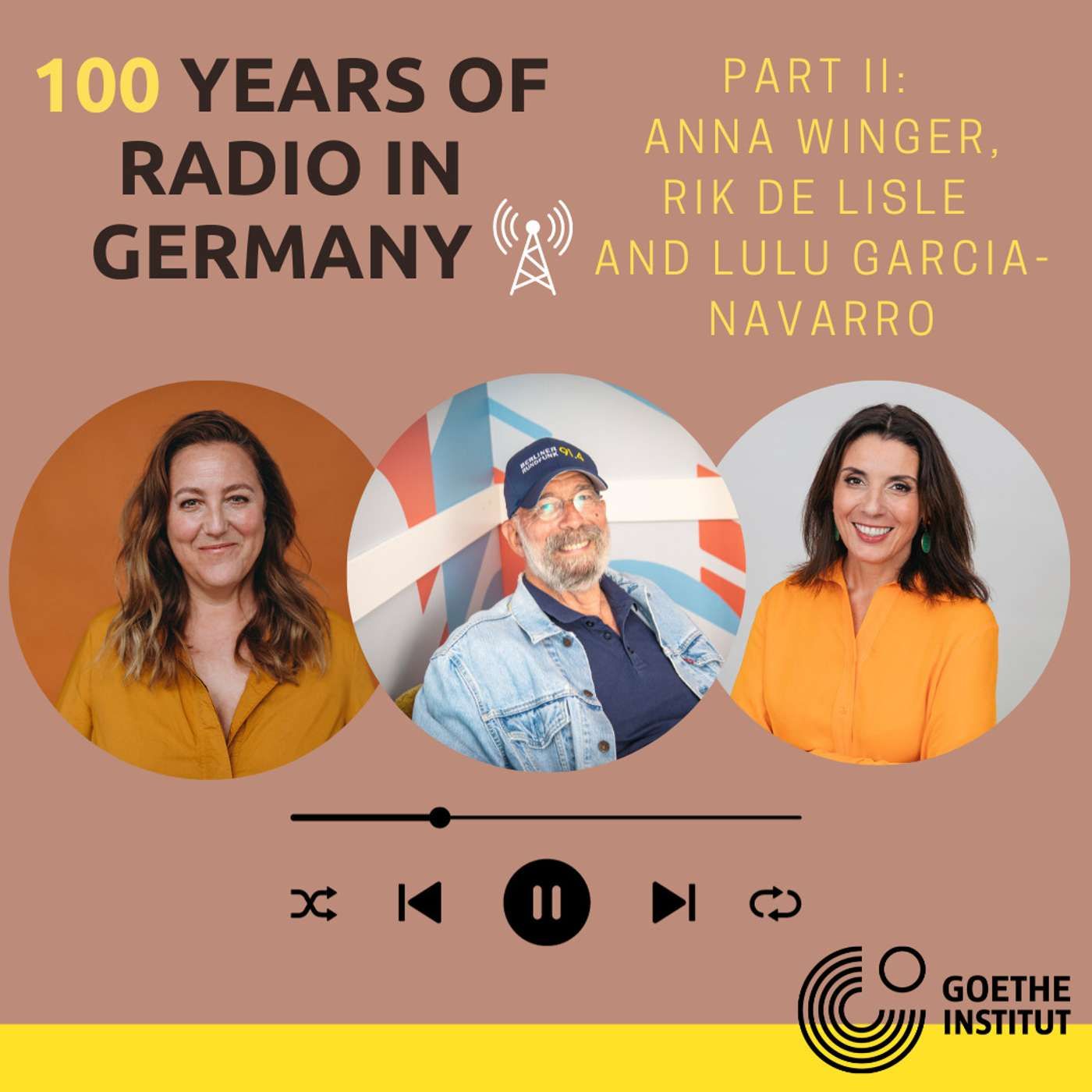 Celebrating 100 years of radio in Germany – Part II: Anna Winger, Rik de Lisle and Lulu Garcia-Navarro.