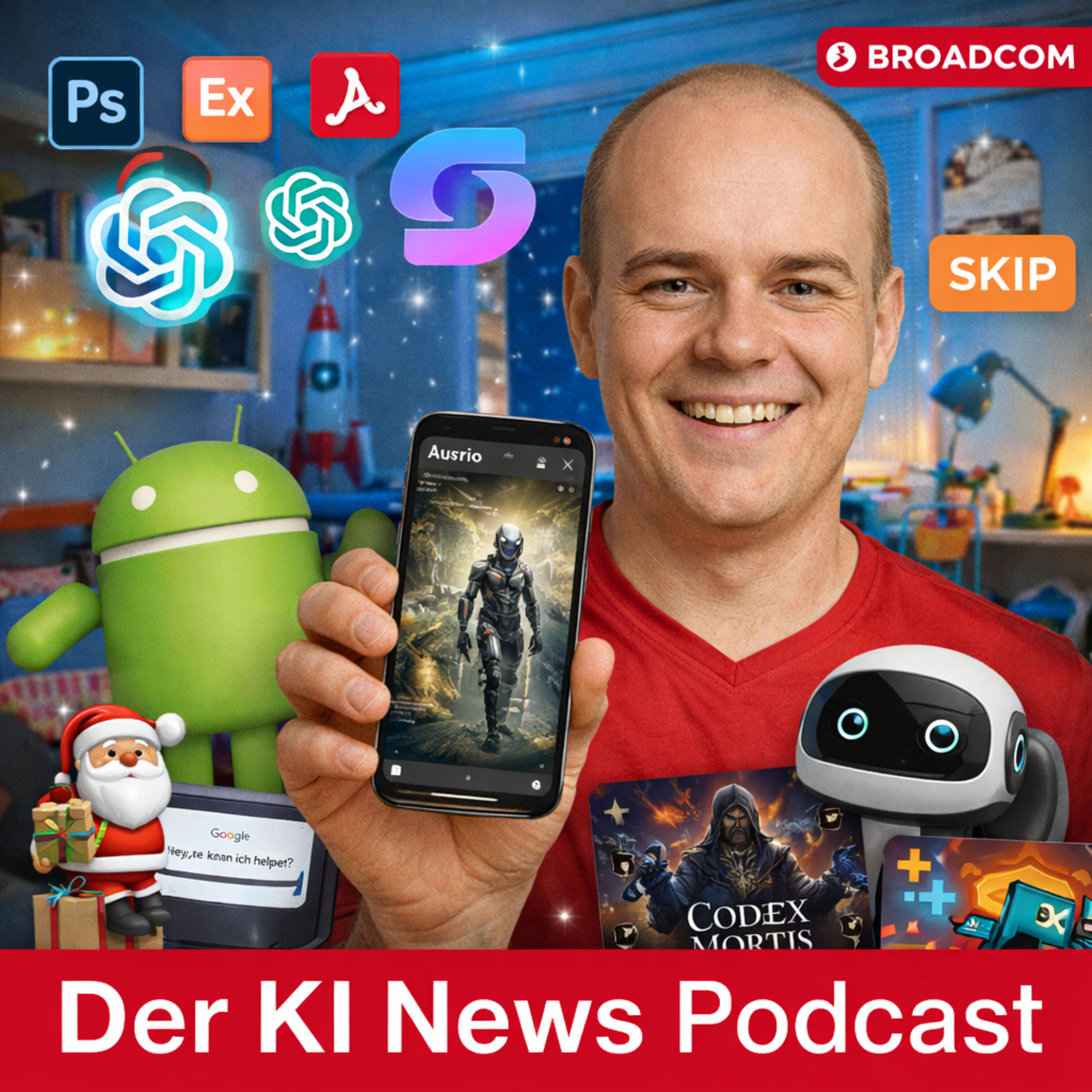 ChatGPT mit Photoshop Integration |&nbsp;28 Tage Entwicklung für Sora App dank KI |&nbsp;Gemini in Google Translate |&nbsp;Anthropic kauft Google Chips bei Broadcom |&nbsp;iRobot Insolvenz