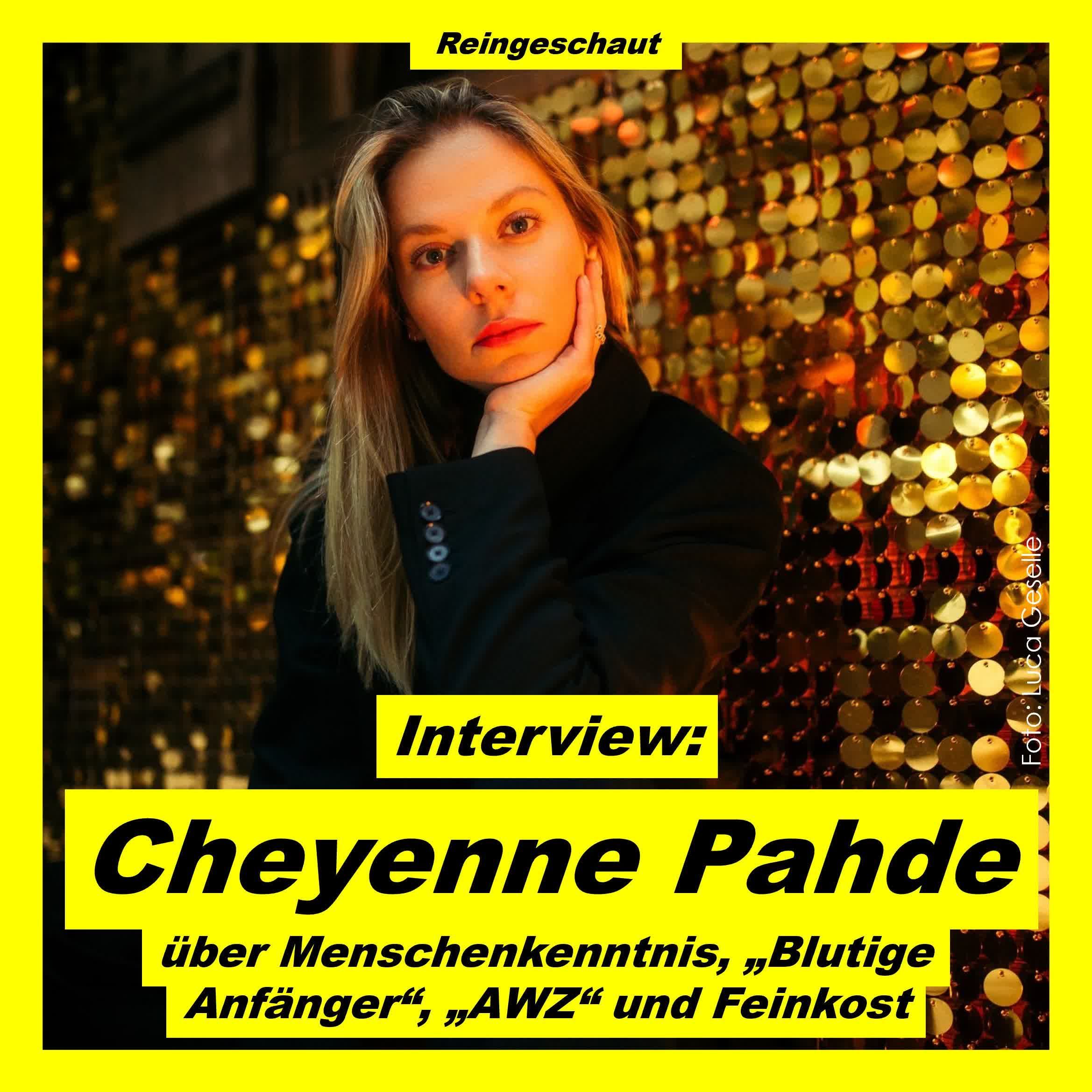 Cheyenne Pahde über Menschenkenntnis, "Blutige Anfänger" und ihre "AWZ"-Pause