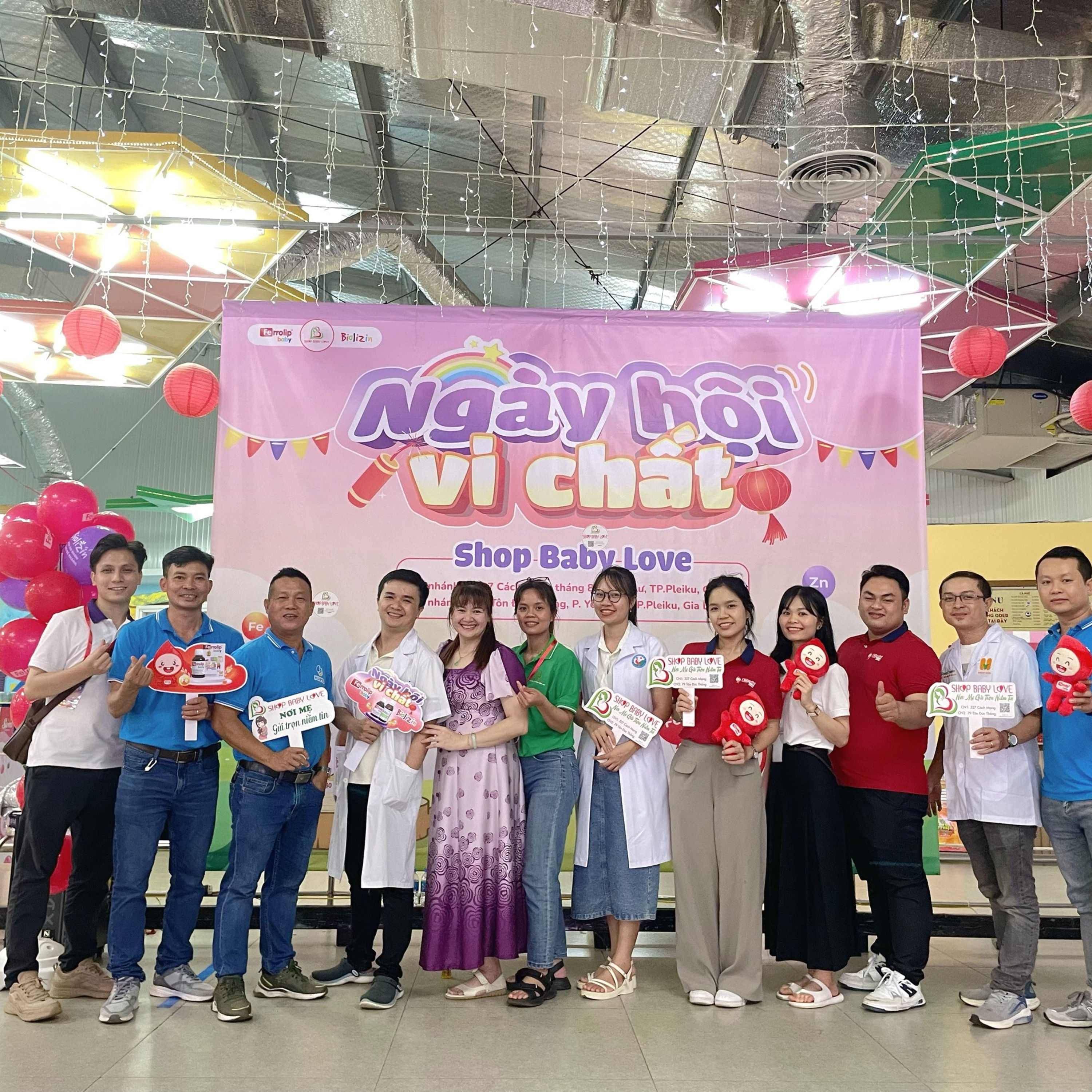 Chương trình ngày hội vi chất tại shop mẹ bé Châu Thanh - Đăk Lăk