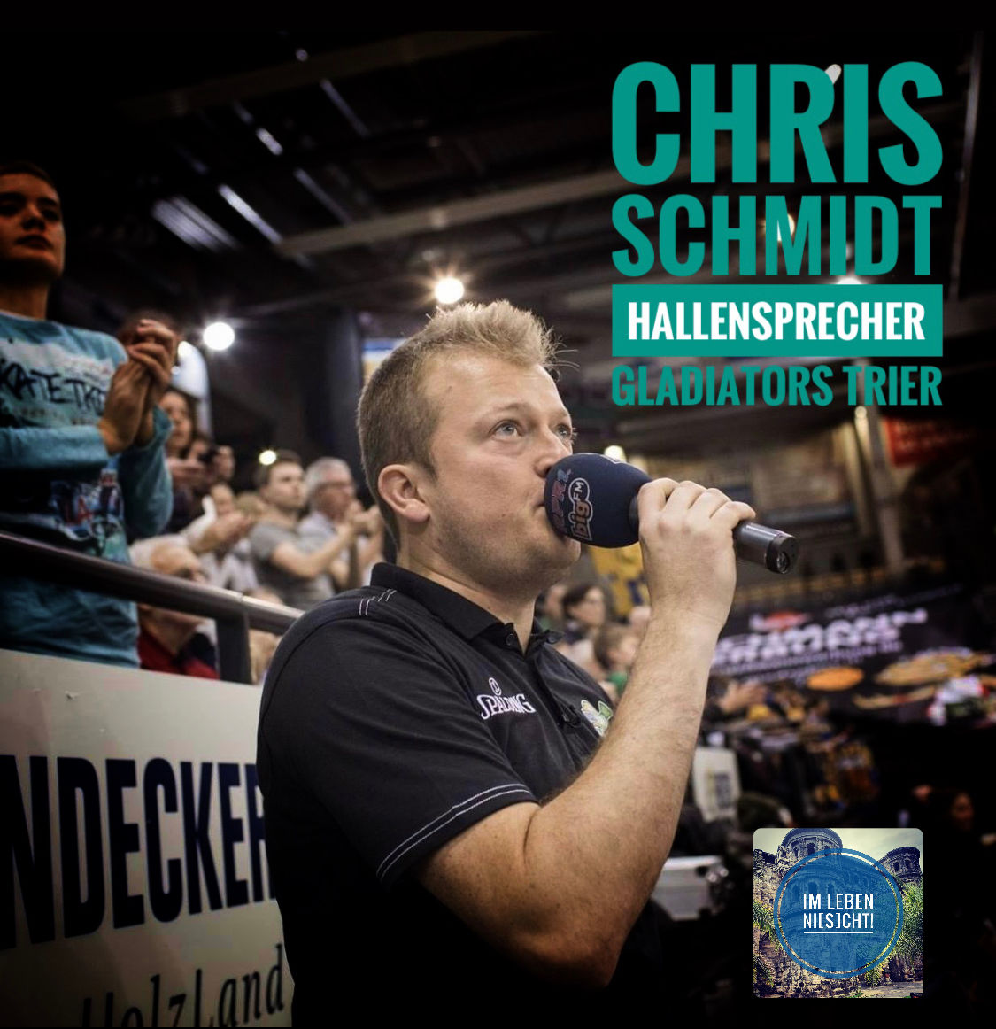 Chris Schmidt - Hallensprecher der Römerstrom Gladiators