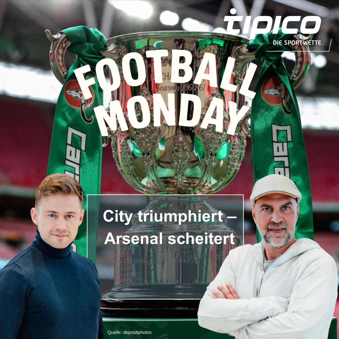 City triumphiert – Arsenal scheitert