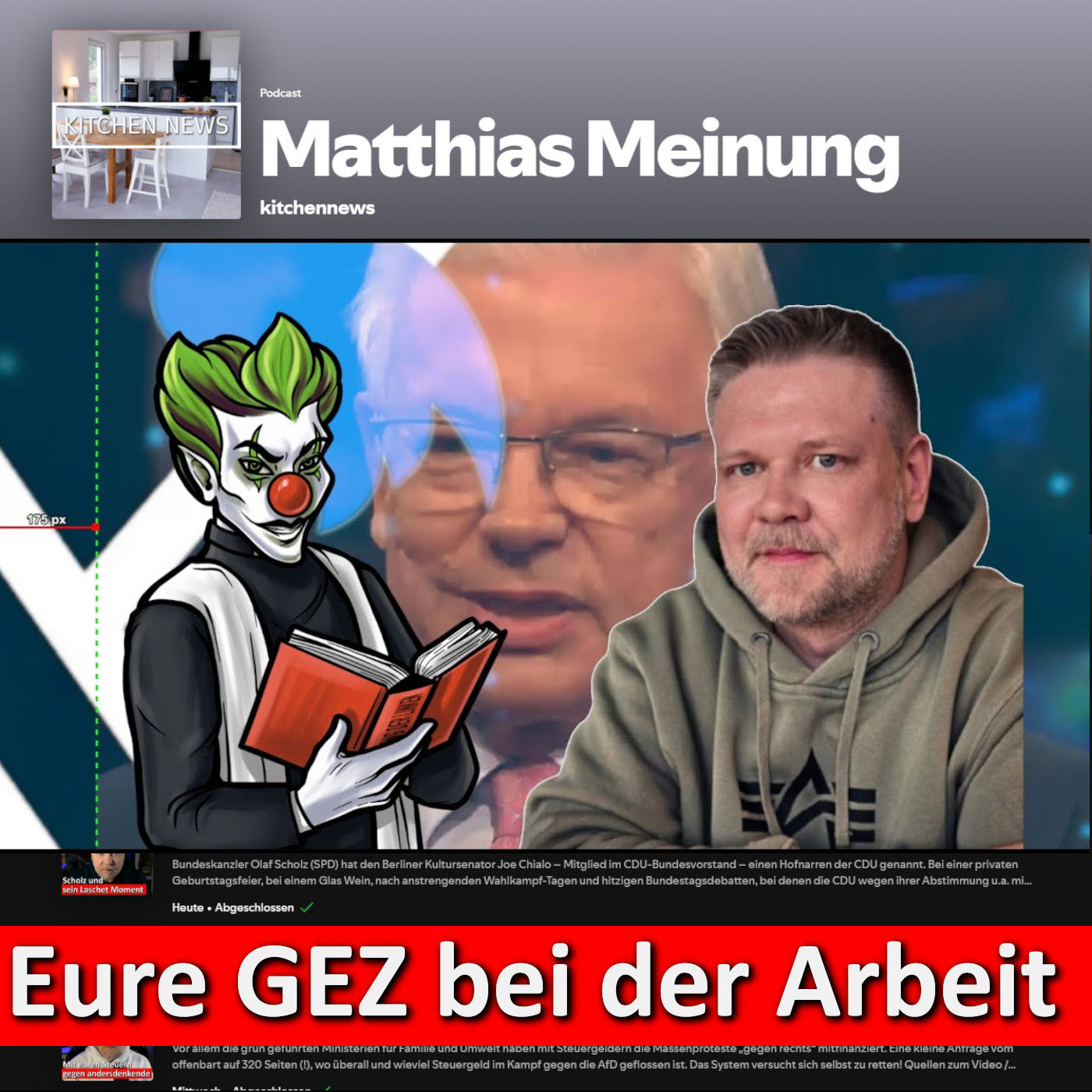 Clowni & kitchennews: Dafür sollen wir alle zahlen!