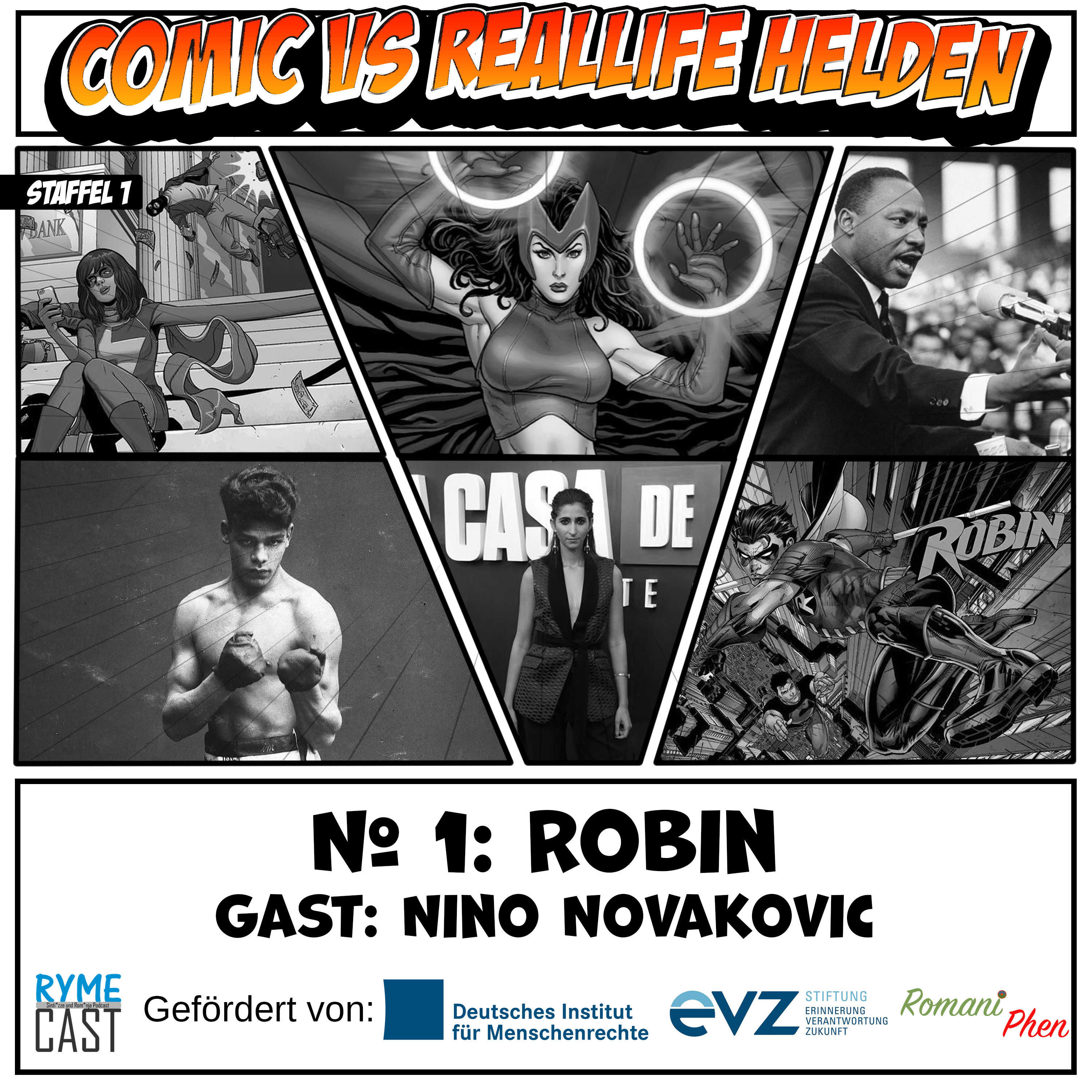 Comic VS Reallife Helden #1 | Robin | Zu Gast: Nino Novakovic