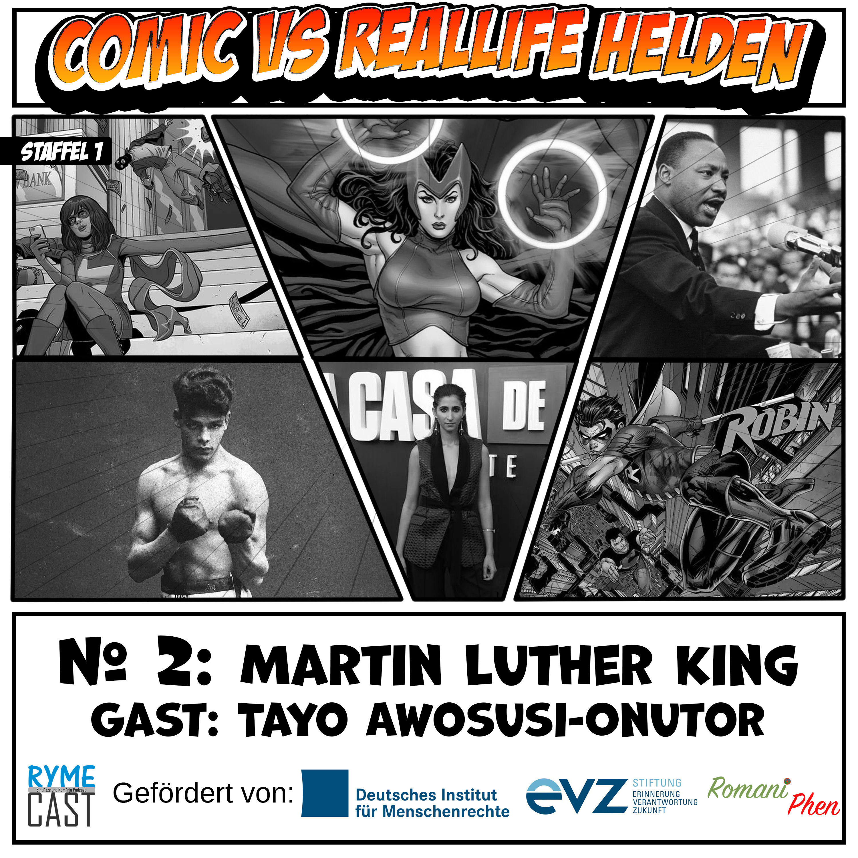 Comic VS Reallife Helden #2 | Martin Luther King | Zu Gast: Tayo Awosusi-Onutor