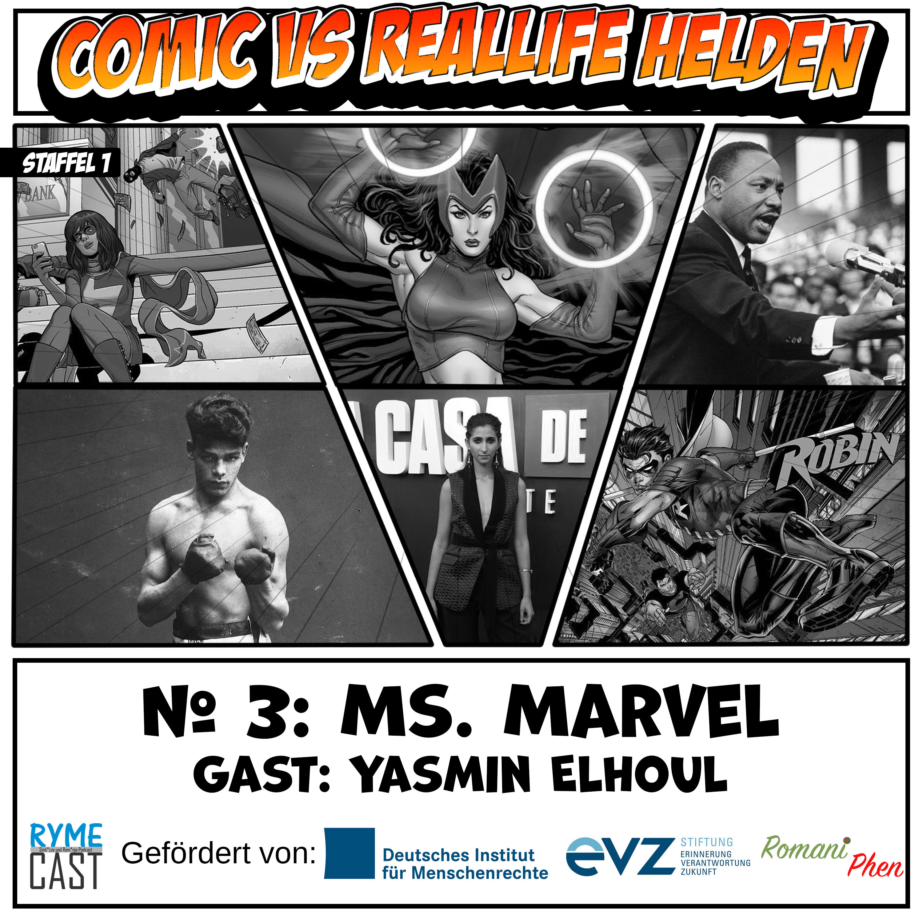 Comic VS Reallife Helden #3 | Ms. Marvel | Zu Gast: Yasmin Elhoul