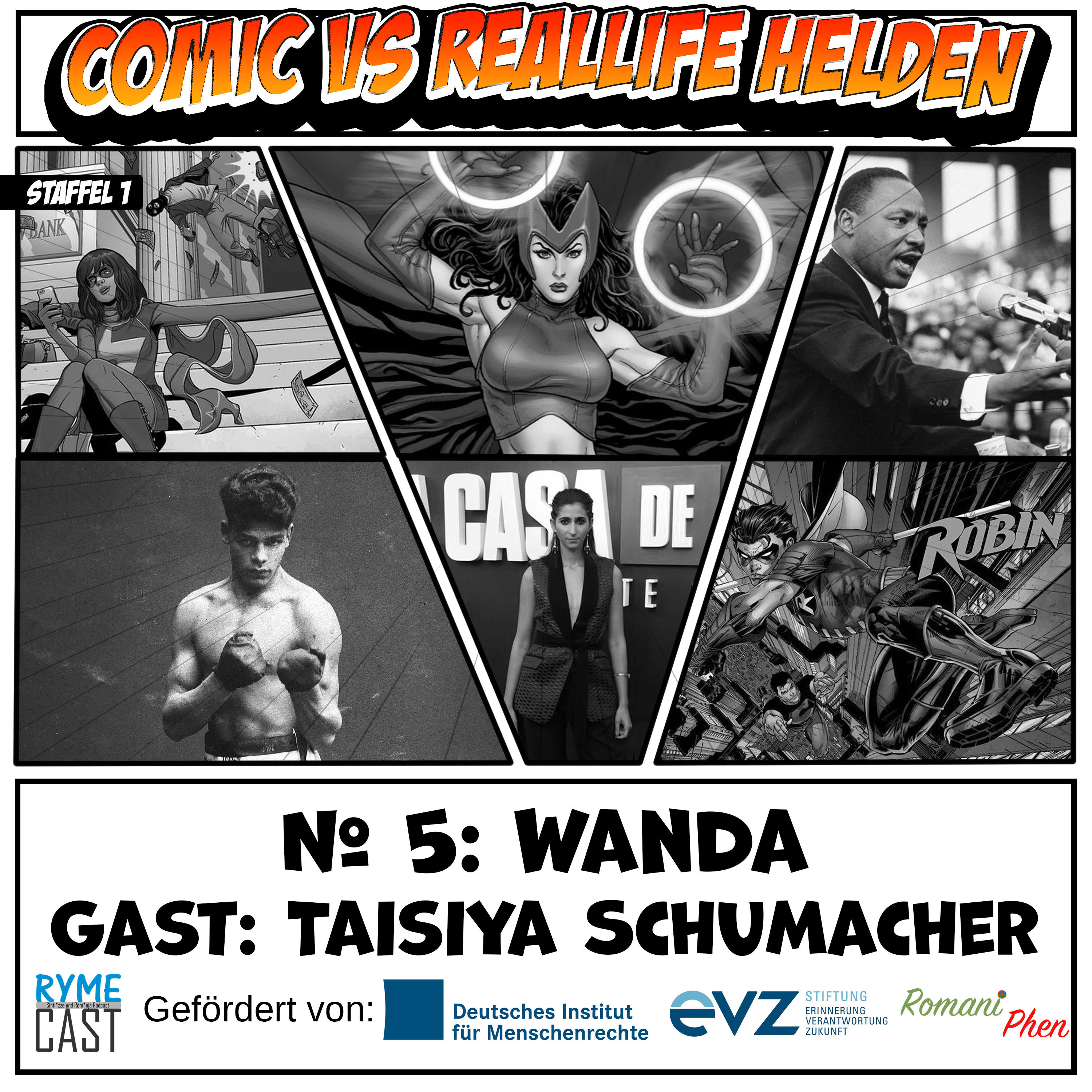 Comic VS Reallife Helden #5 | Wanda | Zu Gast: Taisiya Schumacher