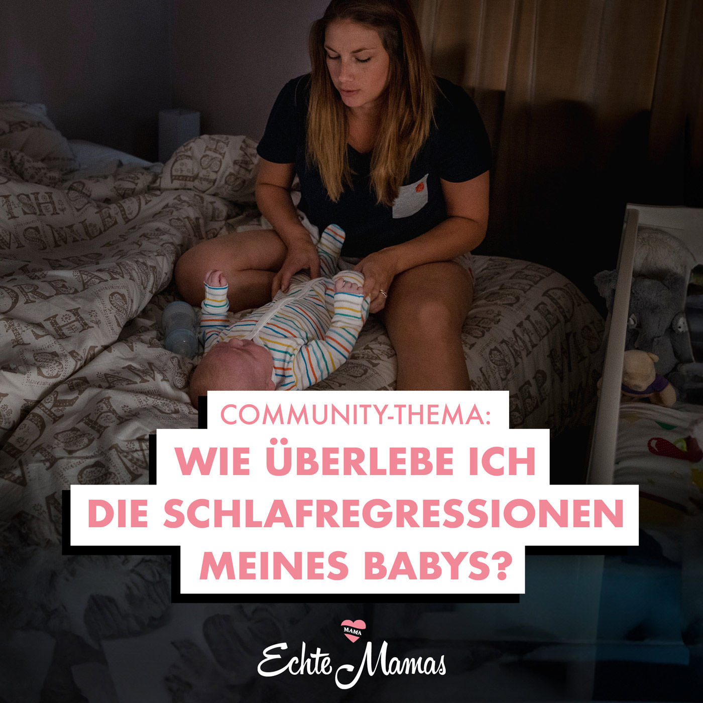 Community-Thema: Wie überlebe ich die Schlafregressionen meines Babys?