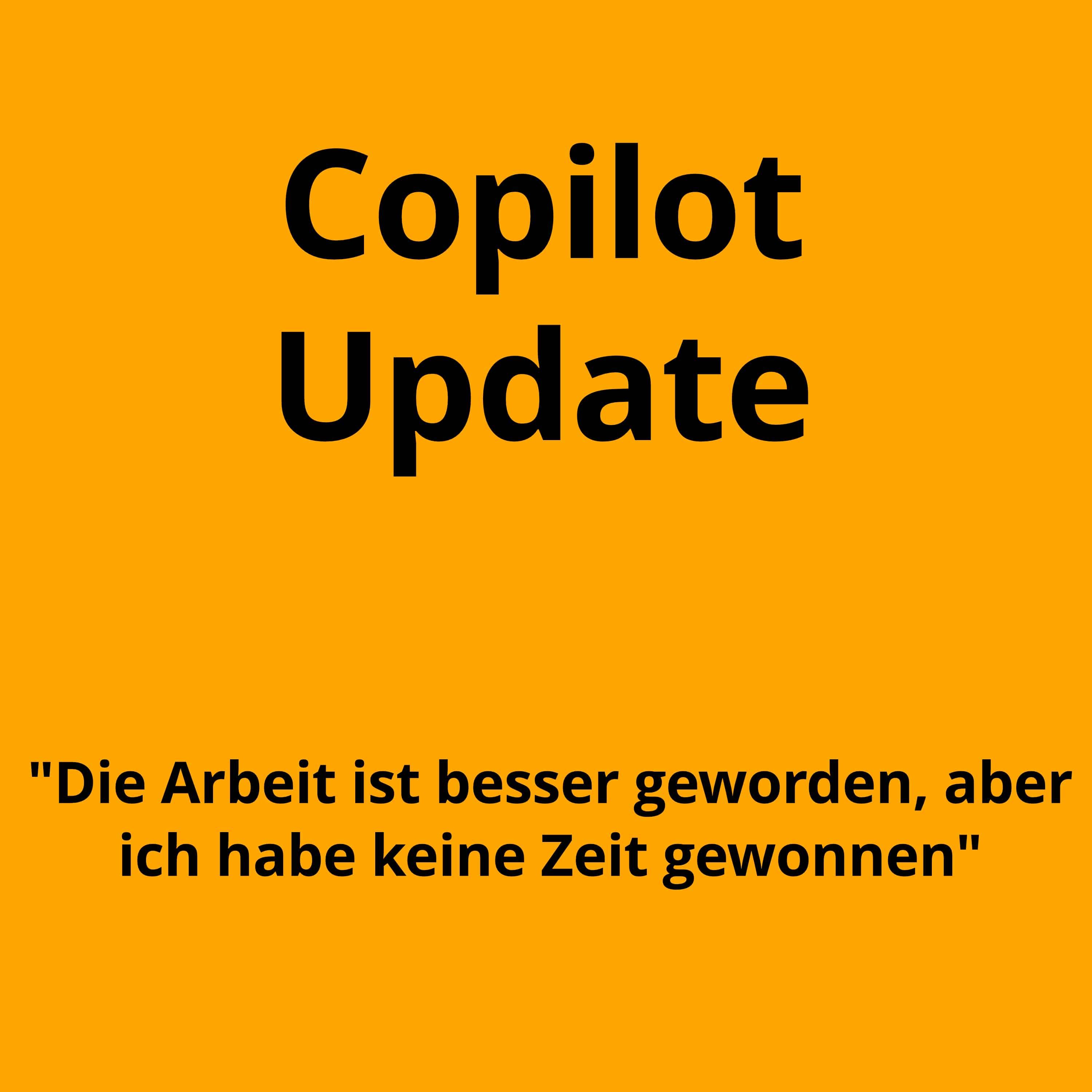Copilotupdate: Was funktioniert und was nicht