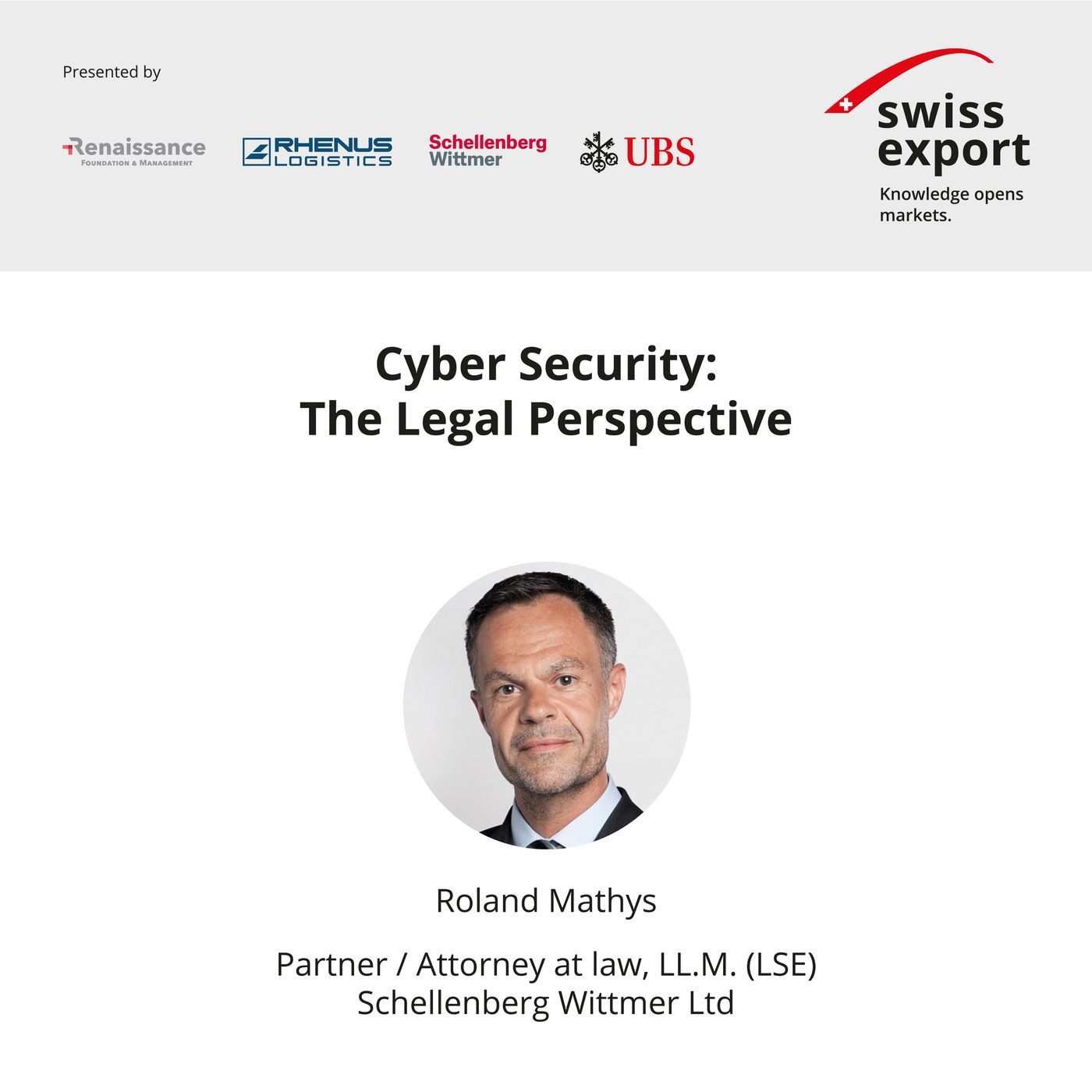 Cyber Security Roland Mathys