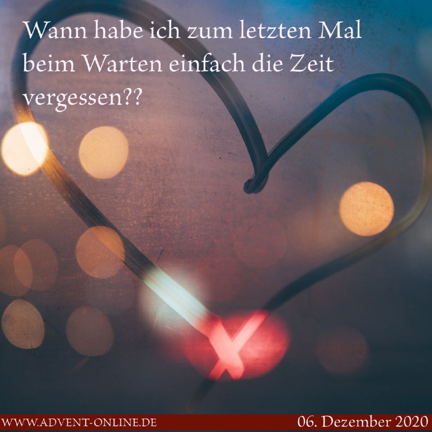 Da bin ich schon - Impuls für 06.12.2020