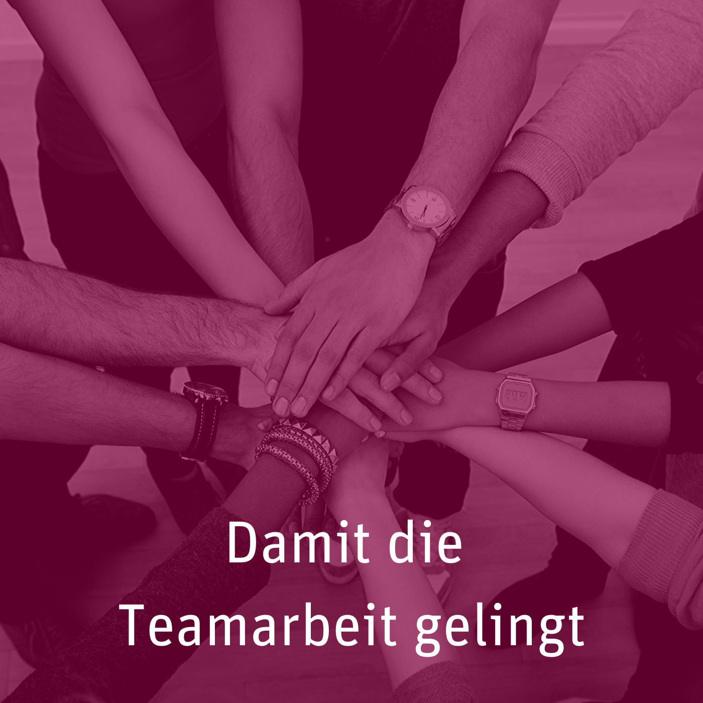 Damit die Teamarbeit gelingt