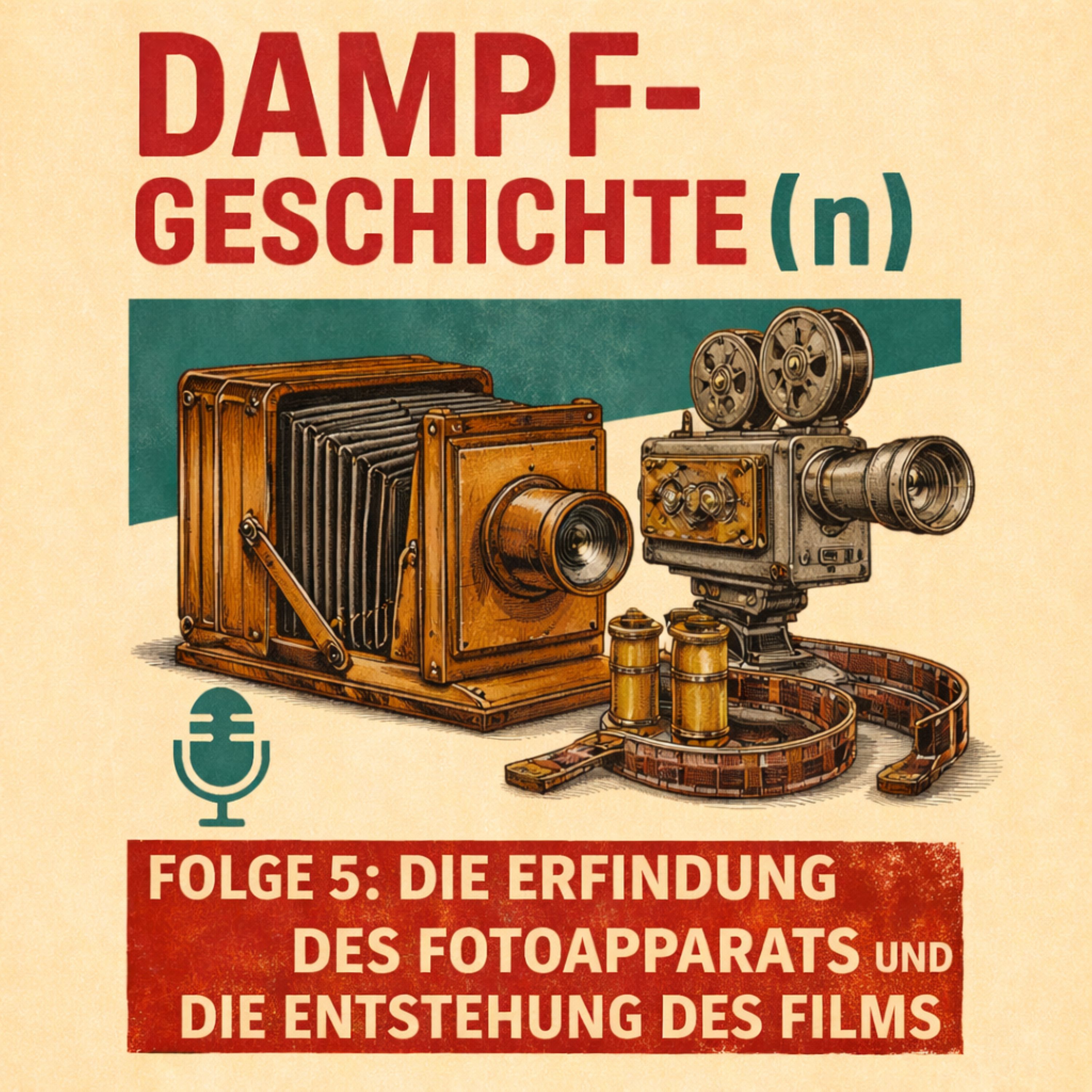 Dampfgeschichten Teil 5 : Die Erfindung der Fotoapparats und die Entstehung des Films
