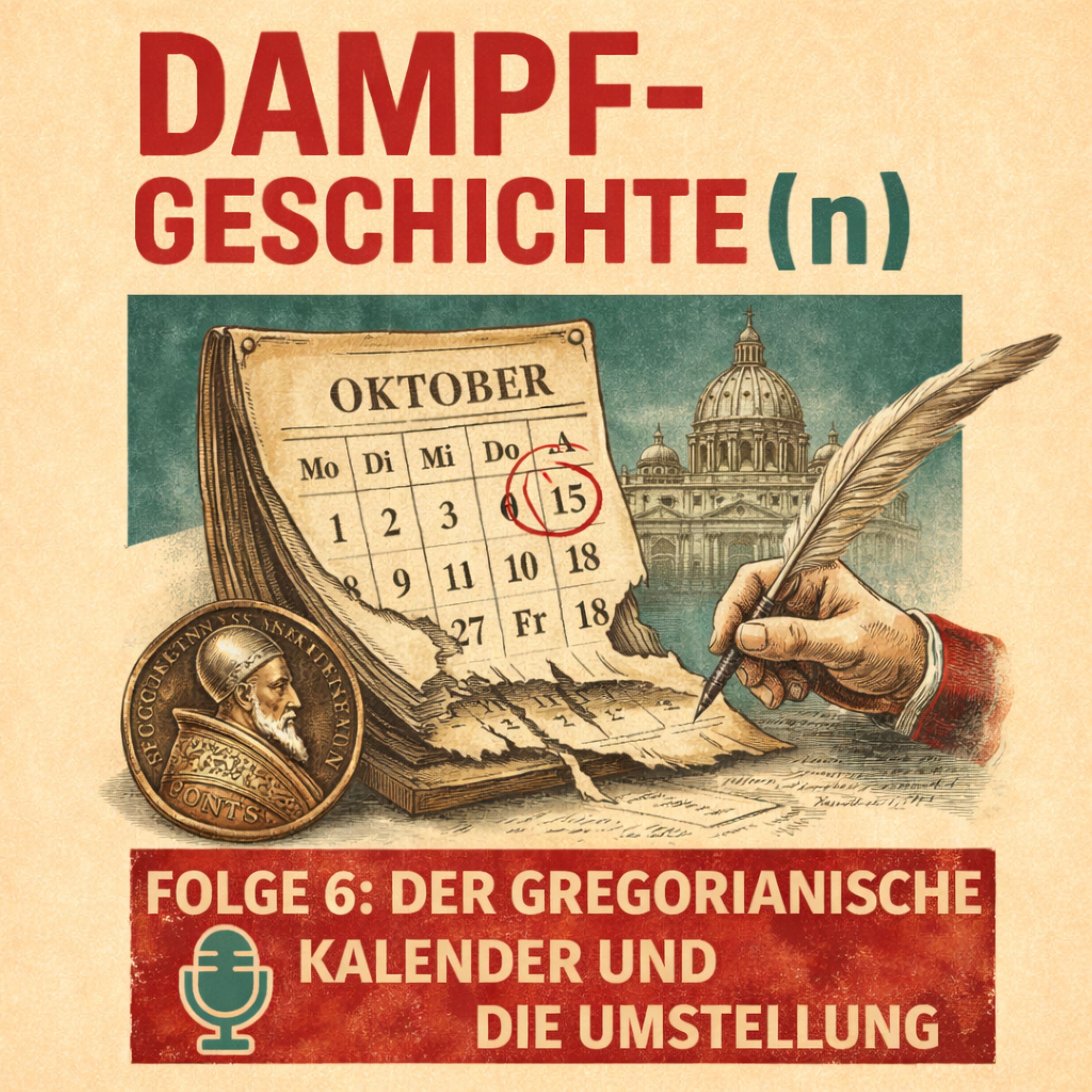 Dampfgeschichten Teil 6 : Der Gregorianische Kalender und die Umstellung