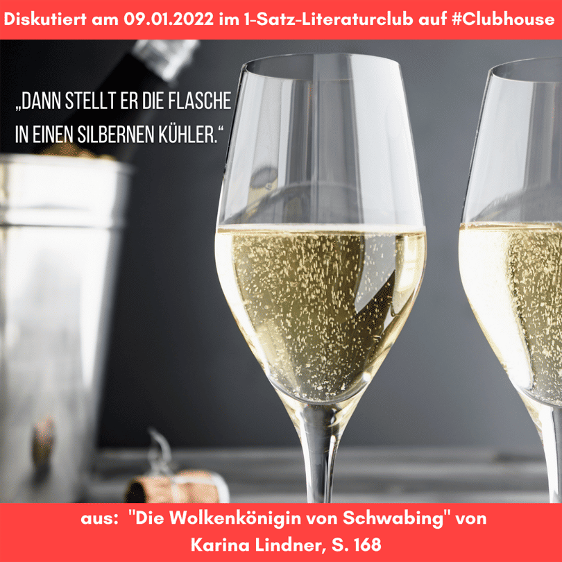 «Dann stellt er die Flasche in einen silbernen Kühler.»