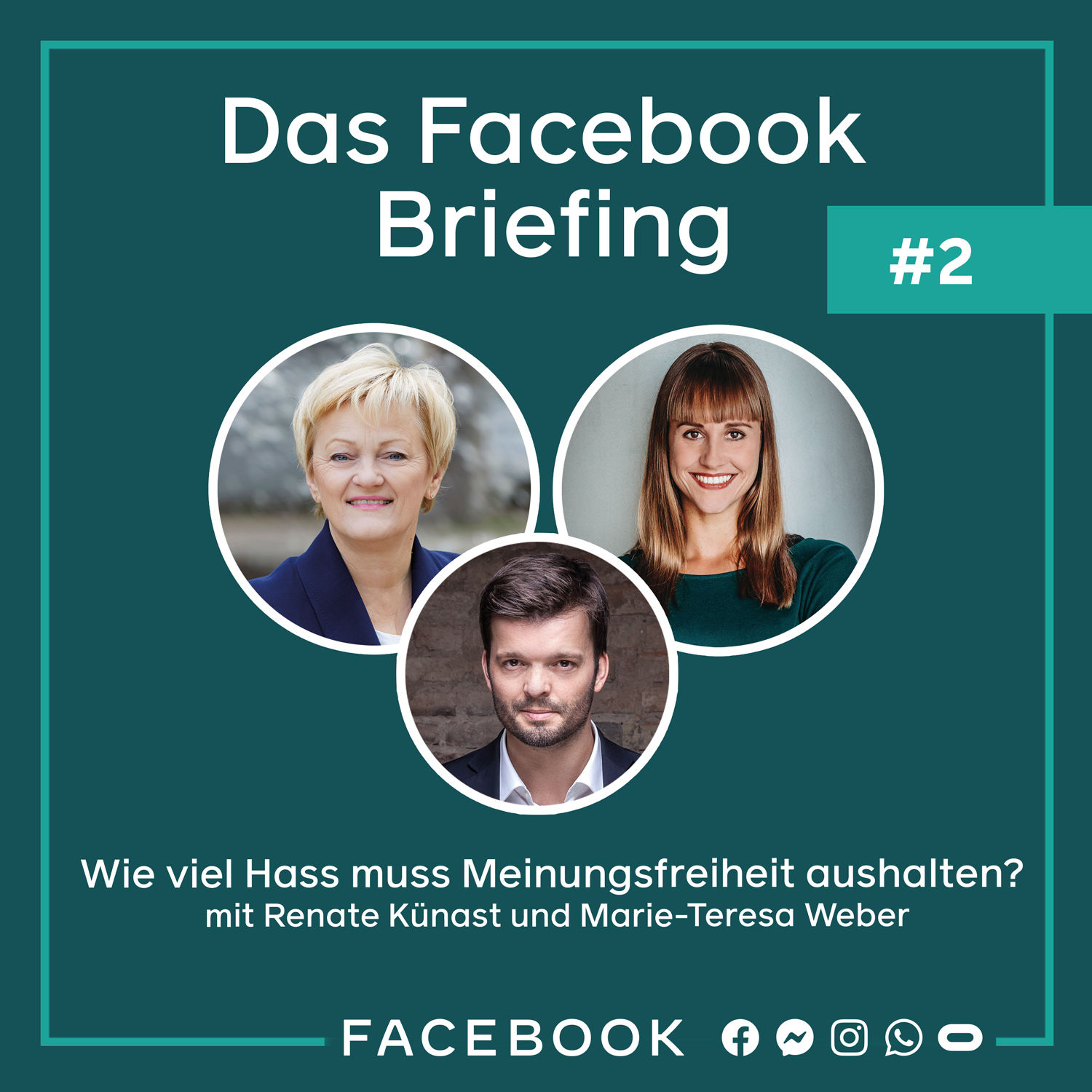 Das Briefing #2 – Wie viel Hass muss Meinungsfreiheit aushalten? – mit Renate Künast und Marie-Teresa Weber