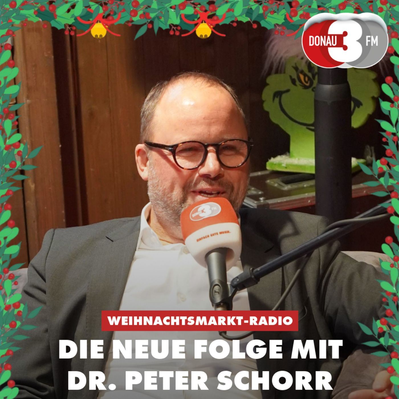 Das DONAU 3 FM Weihnachtsmarktradio mit Dr. Peter Schorr von Möbel Inhofer