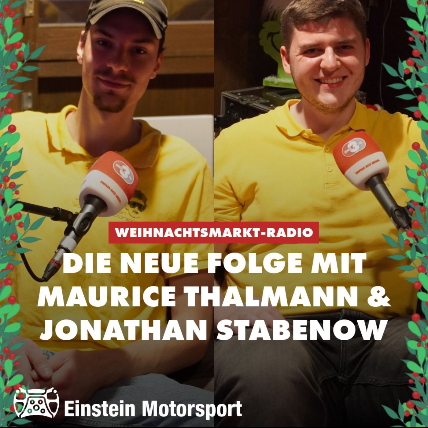 Das DONAU 3 FM Weihnachtsmarktradio mit Maurice Thalmann & Jonathan Stabe von Einstein Motorsport