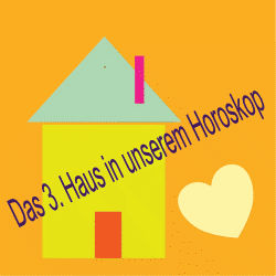 Das dritte Haus im Horoskop, Kommunikation und Geschwister.