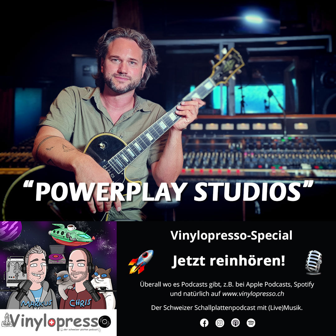 Das grosse Vinylopresso Studio-Special aus den POWERPLAY STUDIOS