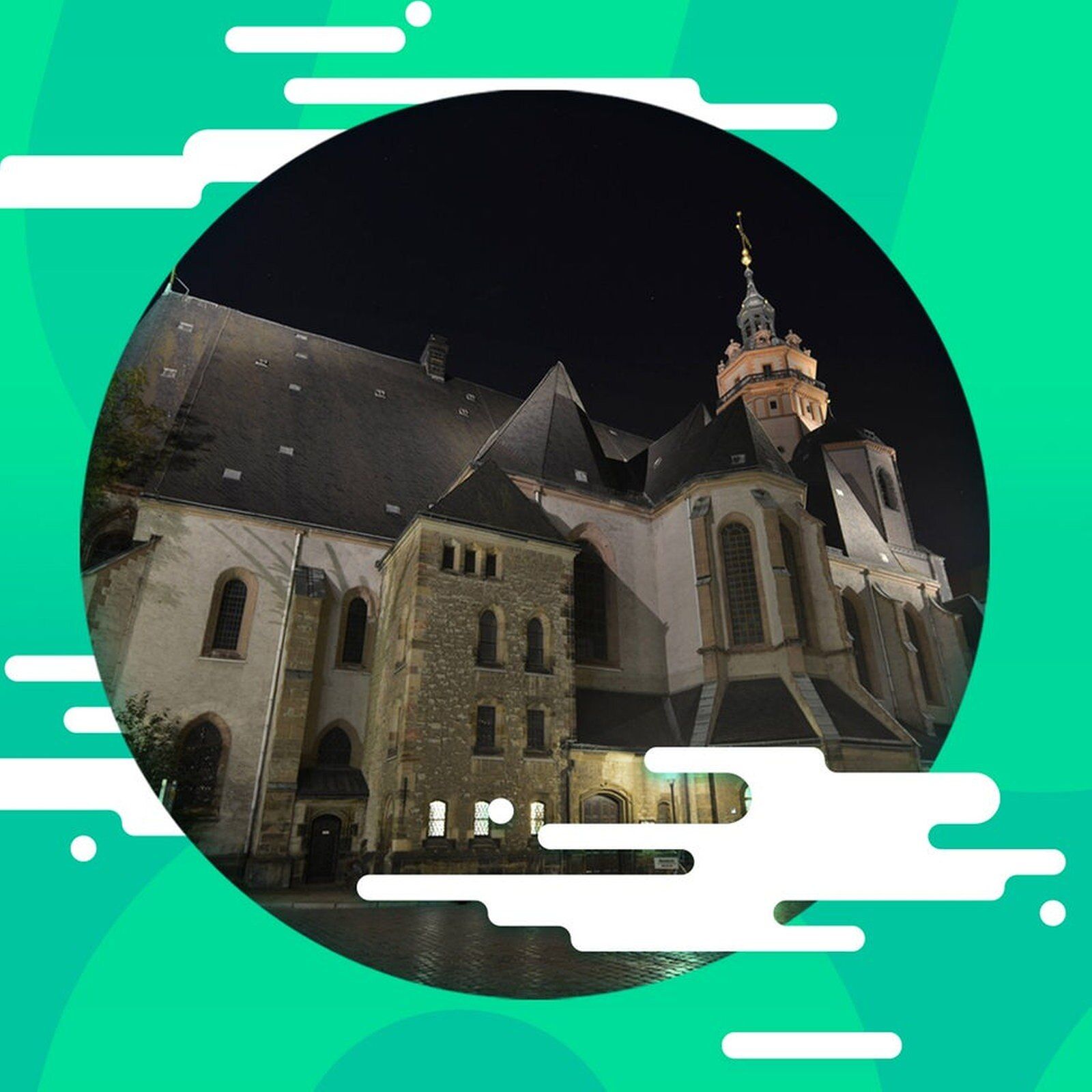 Das Hufeisen an der Leipziger Nikolaikirche