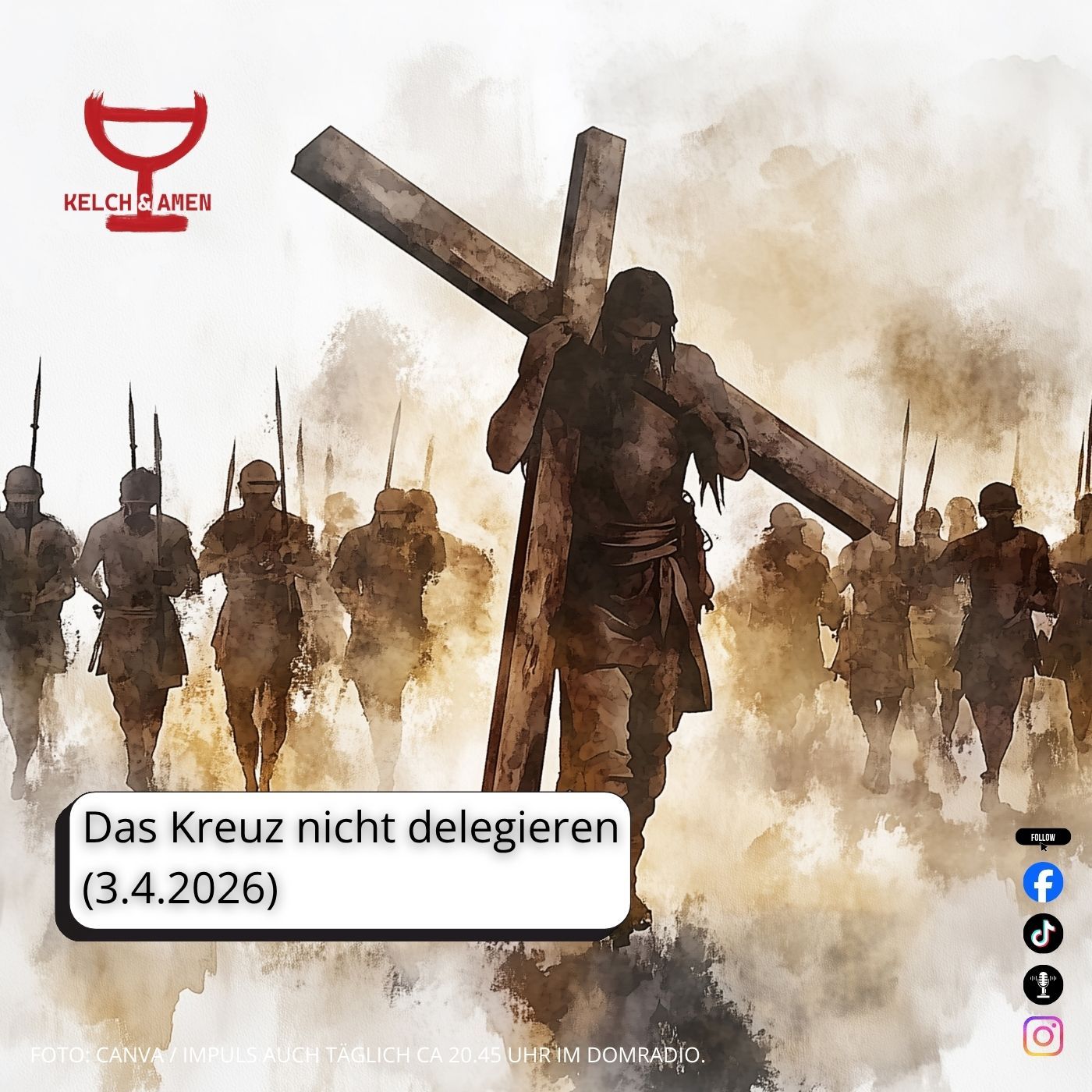 Das Kreuz nicht delegieren (3.4.2026)