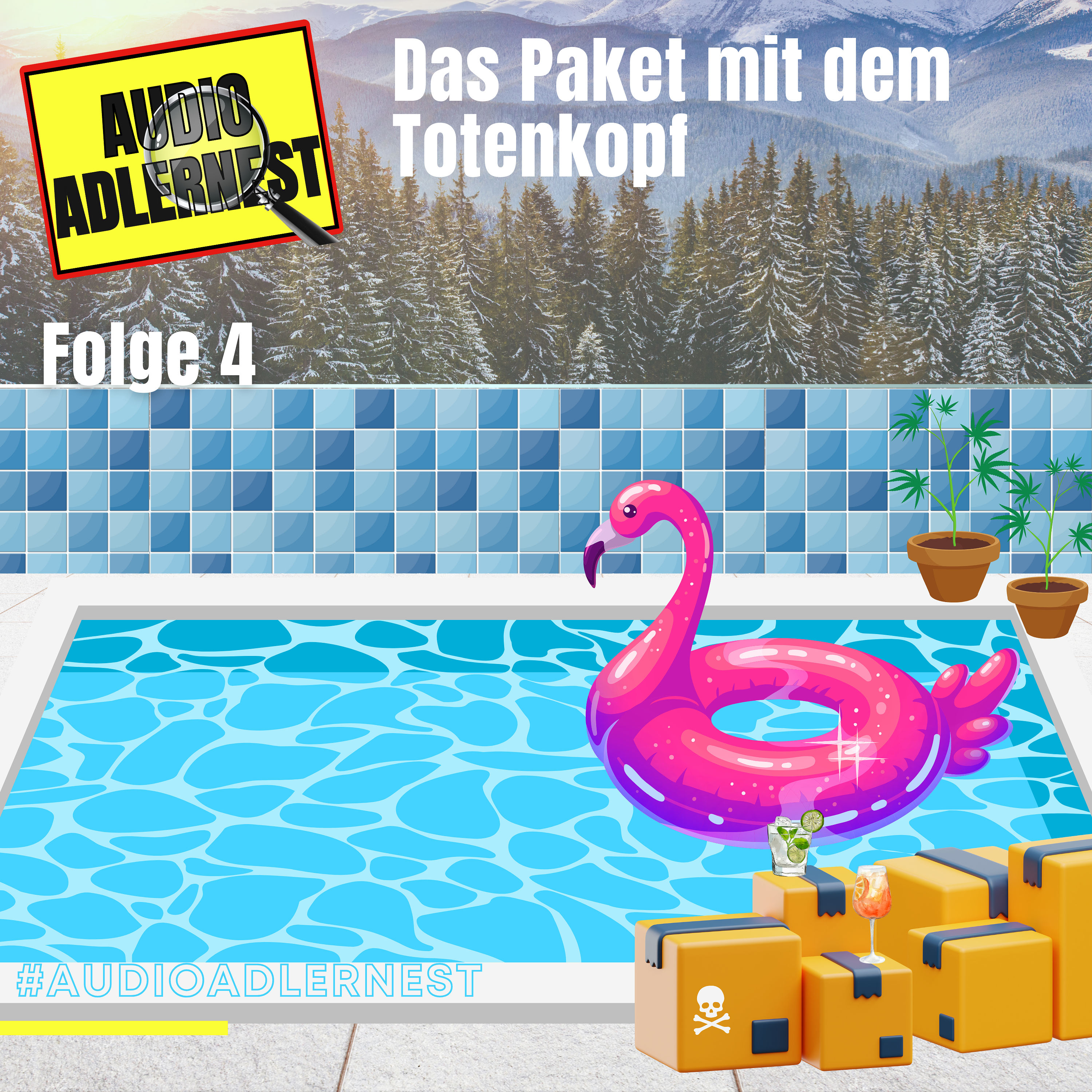 Das Paket mit dem Totenkopf - TKKG Folge 4 - Audio Adlernest (#005)