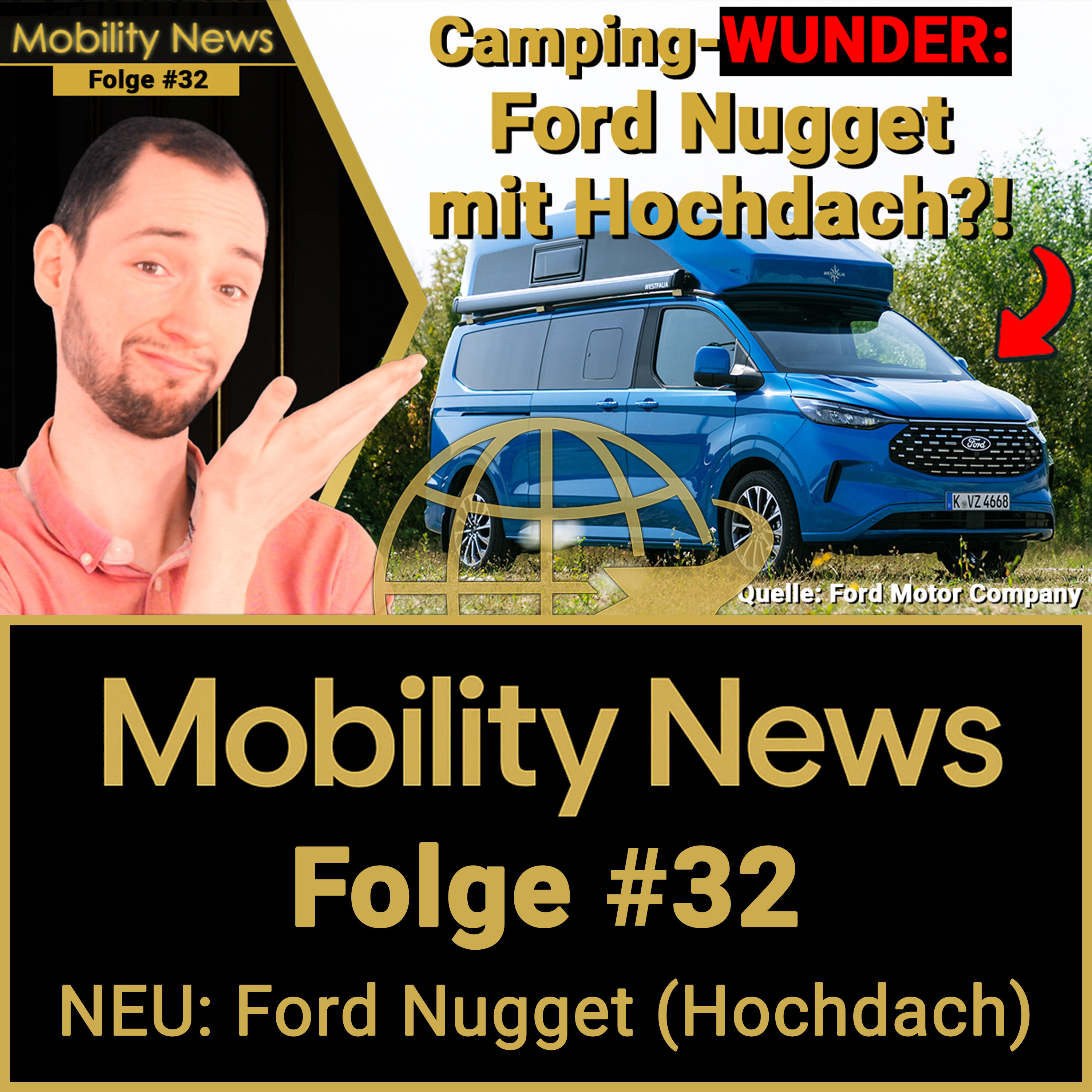 Das Winter Camping-Wunder! Neu: Ford Nugget inkl. Hochdach! | Mobility News #32