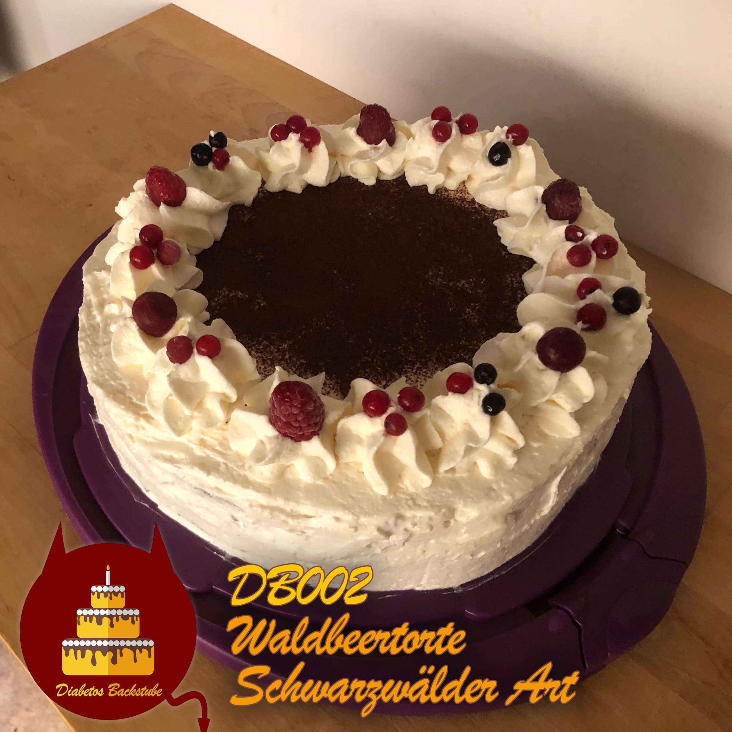 DB002 Waldbeertorte Schwarzwälder Art
