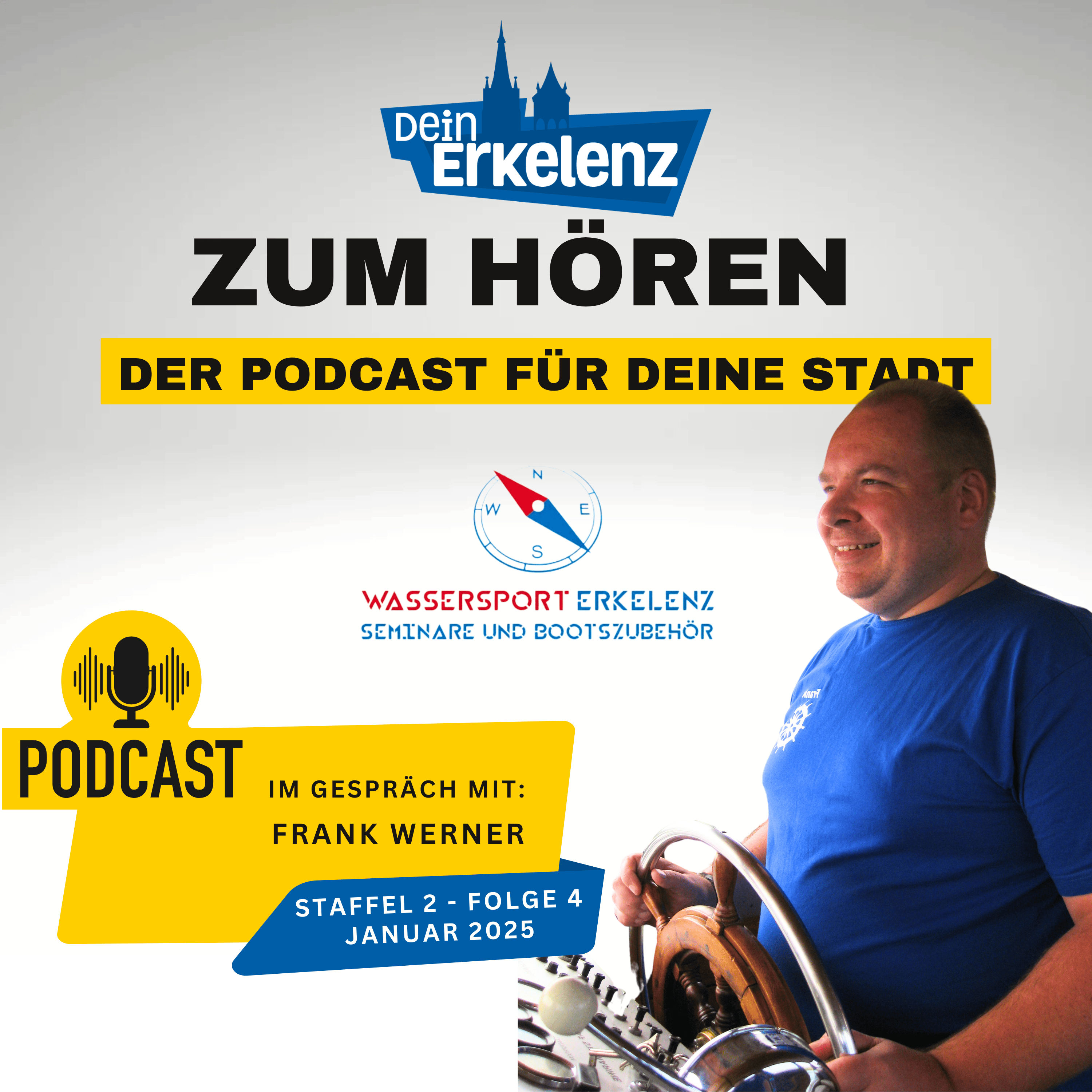 Dein Erkelenz zum Hören 1/25 – über Wassersport und jecke Termine, eine coole Spendenaktion und ein Geheimnis, das unser Bürgermeister nicht verraten will