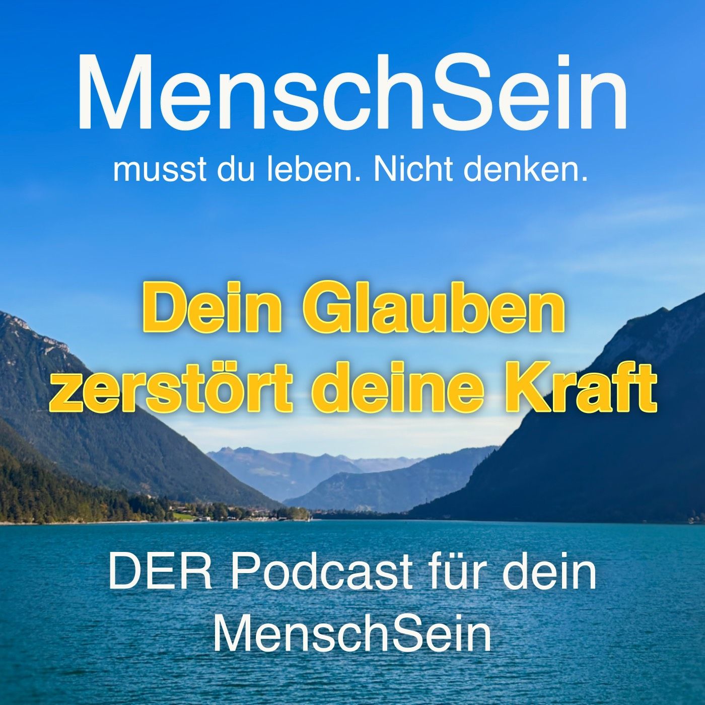 Dein Glauben ist die Lüge der Zerstörung.