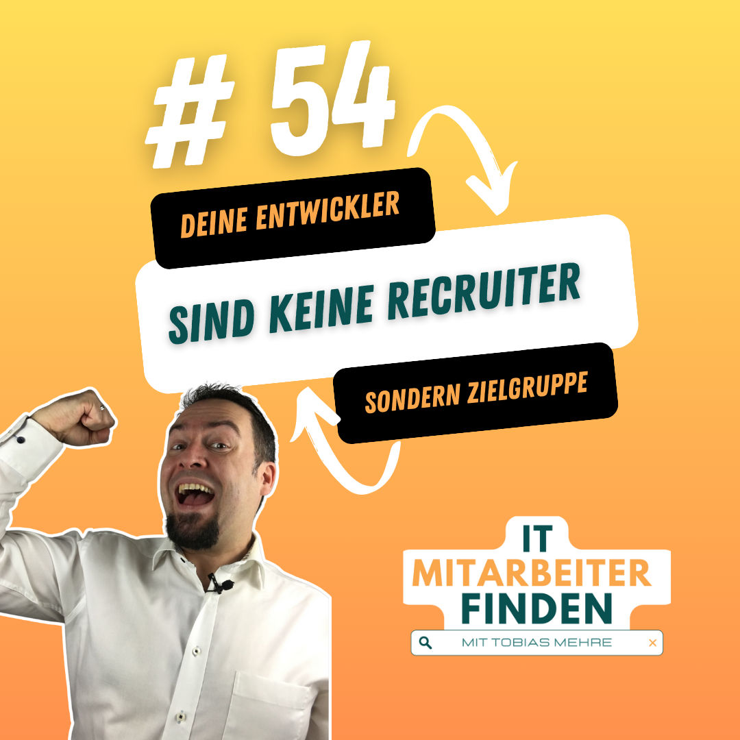 Deine Softwareentwickler sind keine IT-Recruiter!