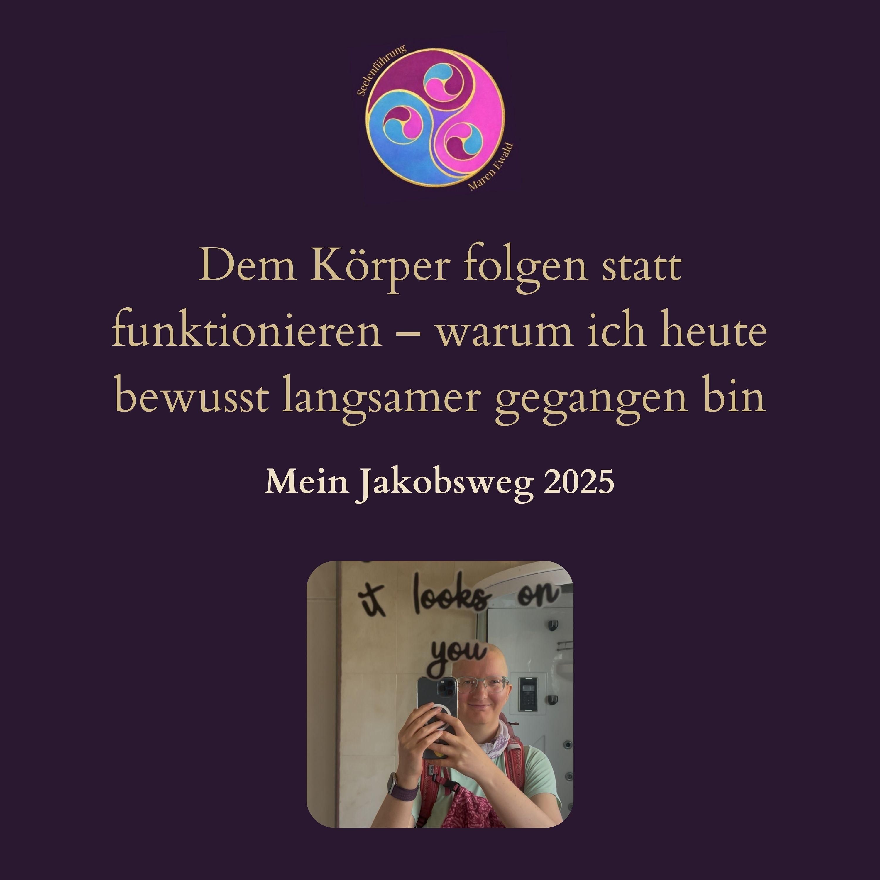 Dem Körper folgen statt funktionieren – warum ich heute bewusst langsamer gegangen bin