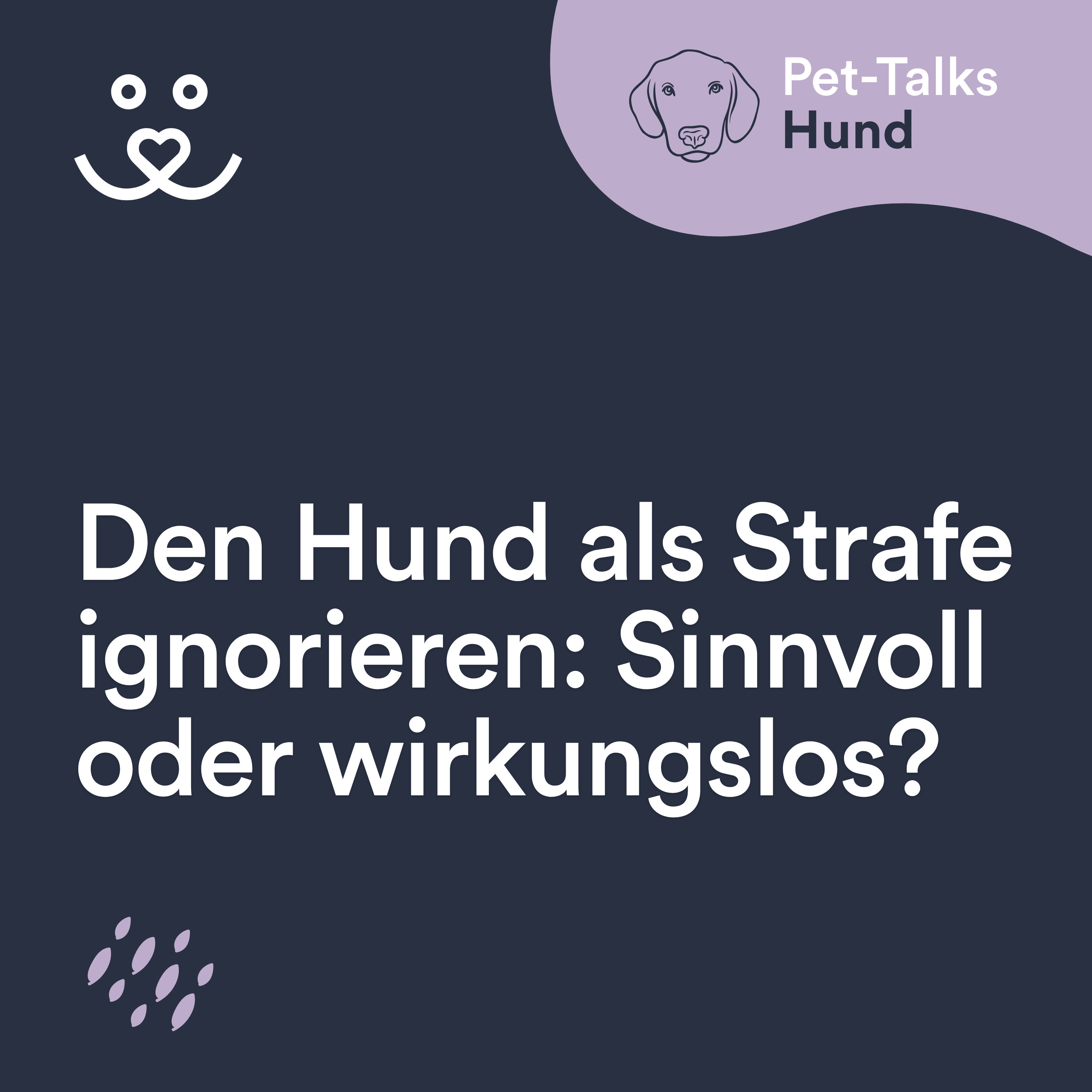 Den Hund als Strafe ignorieren: Sinnvoll oder wirkungslos?
