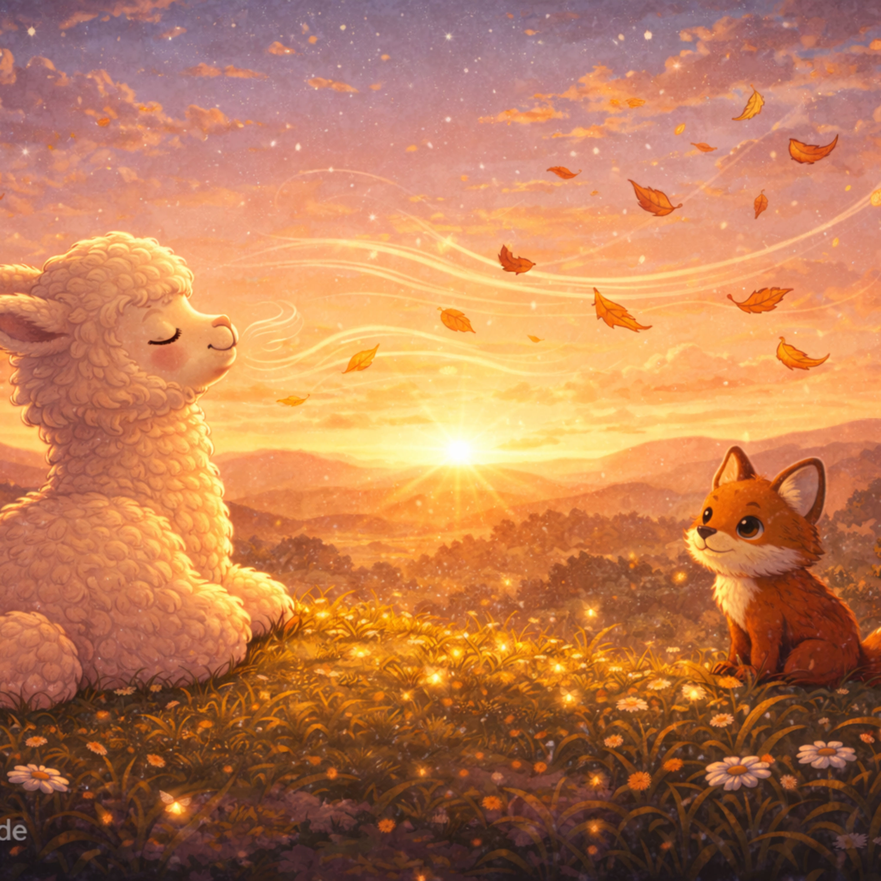 Dennis das Alpaka & der leise Abendwind | „Gute Nacht“-Geschichte”