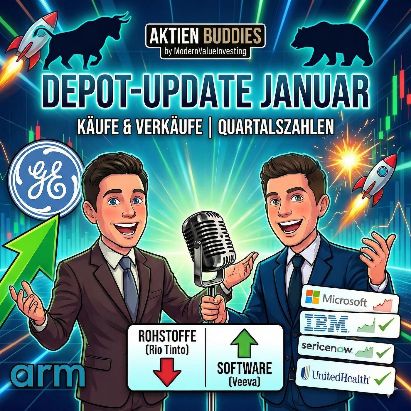 Depot-Update Januar: GE Aerospace, ARM, der Big Tech Check & Rohstoffe mit Rio Tinto