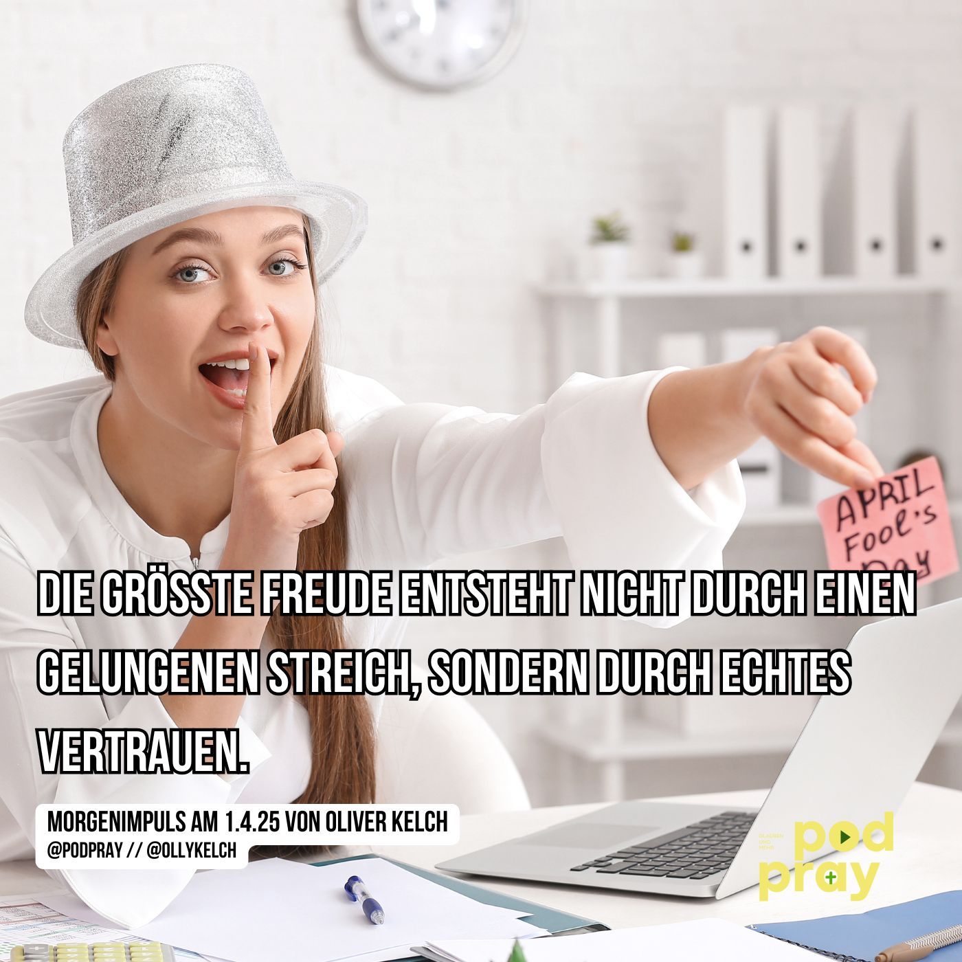 Der 1. April ist bekannt für seine Scherze und Streiche. (1.4.2025)