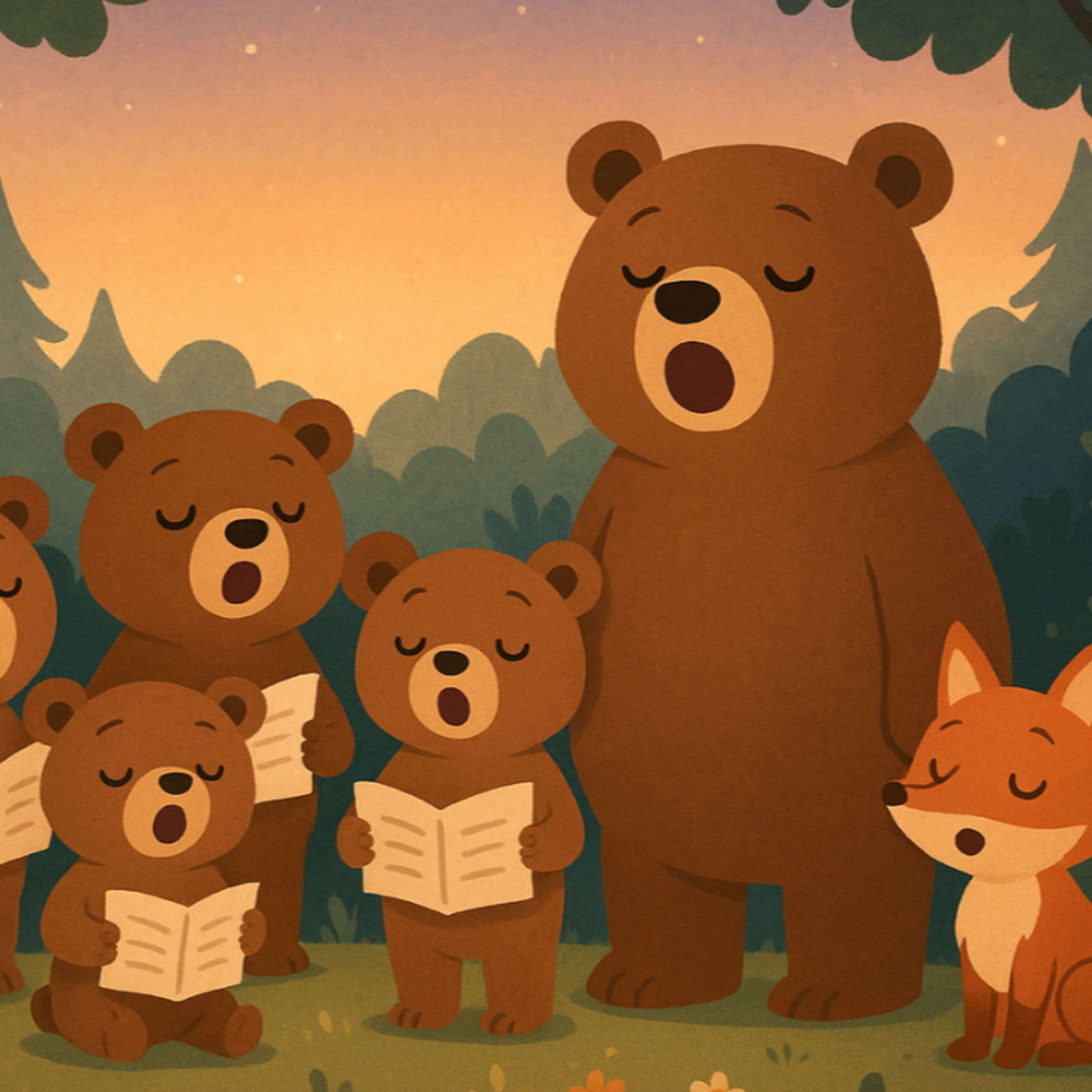 Der Bärenchor am Waldrand | „Gute Nacht“-Geschichte