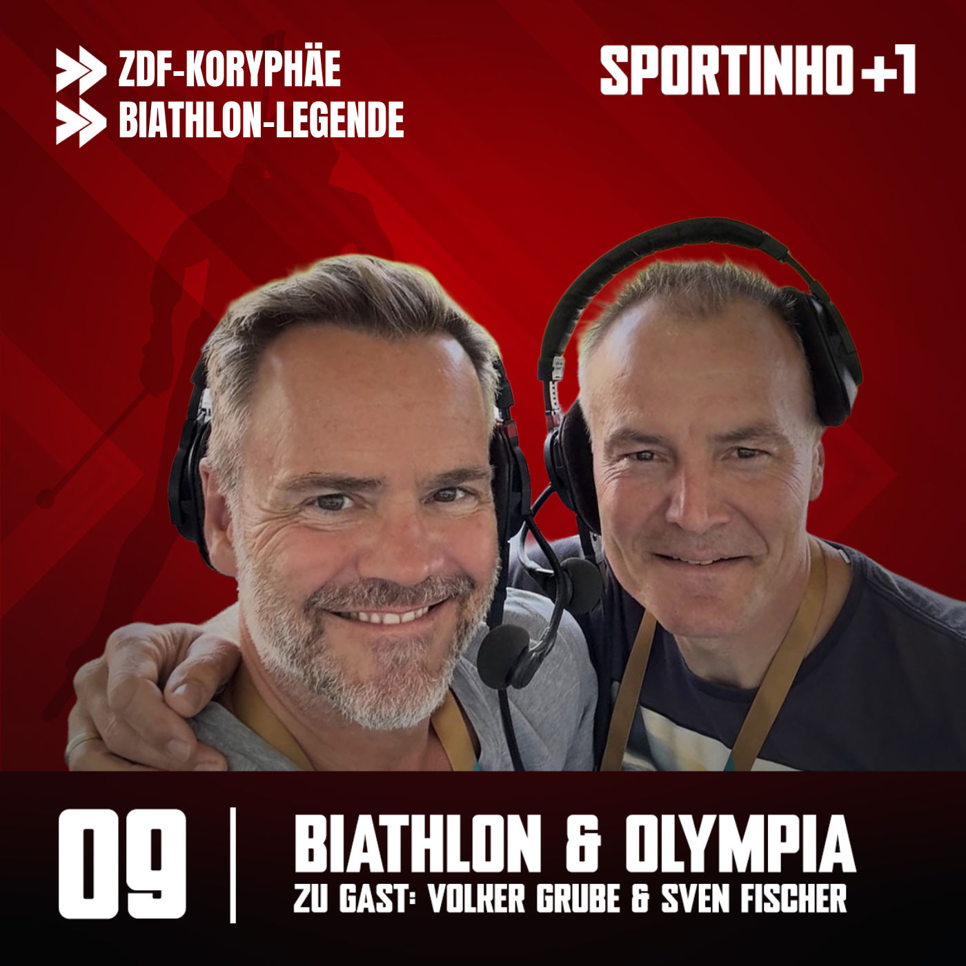 Der Biathlon Olympia-Check mit Olympiasieger Sven Fischer und ZDF-Stimme Volker Grube