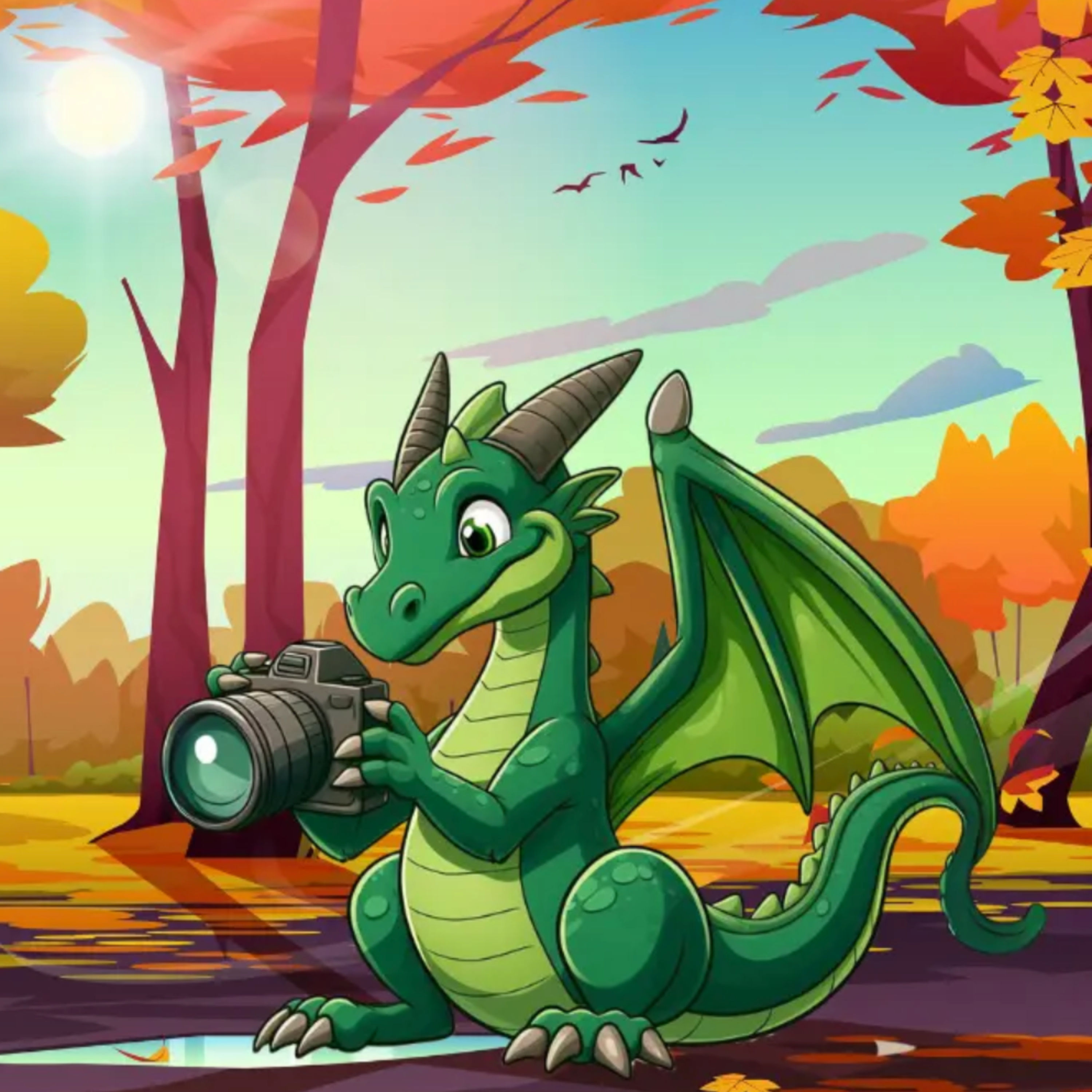 Der Drache & das Herbstwunder | Herbstgeschichte zum Einschlafen