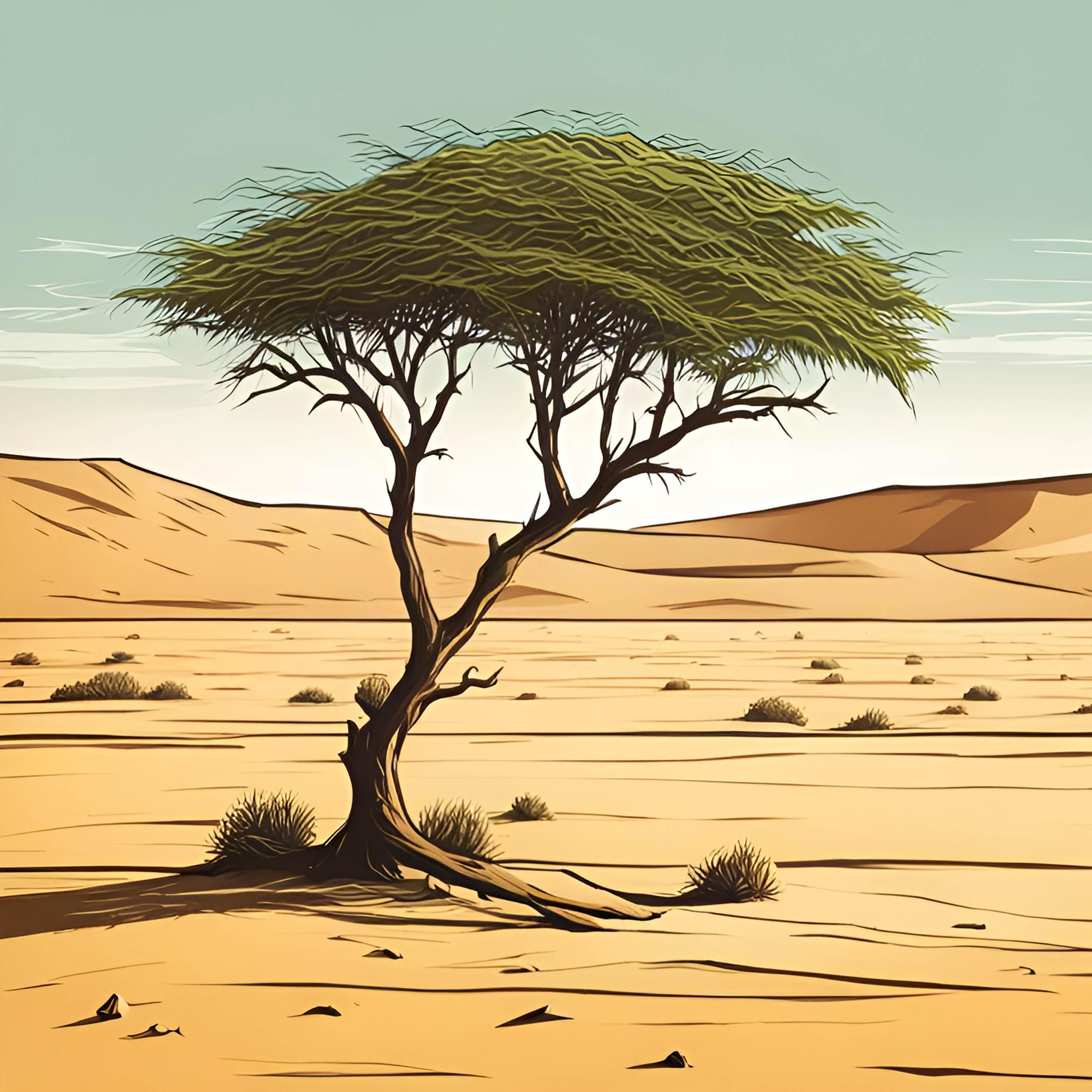 Der einsamste Baum der Welt. Und der Besoffene, der gegen ihn krachte.