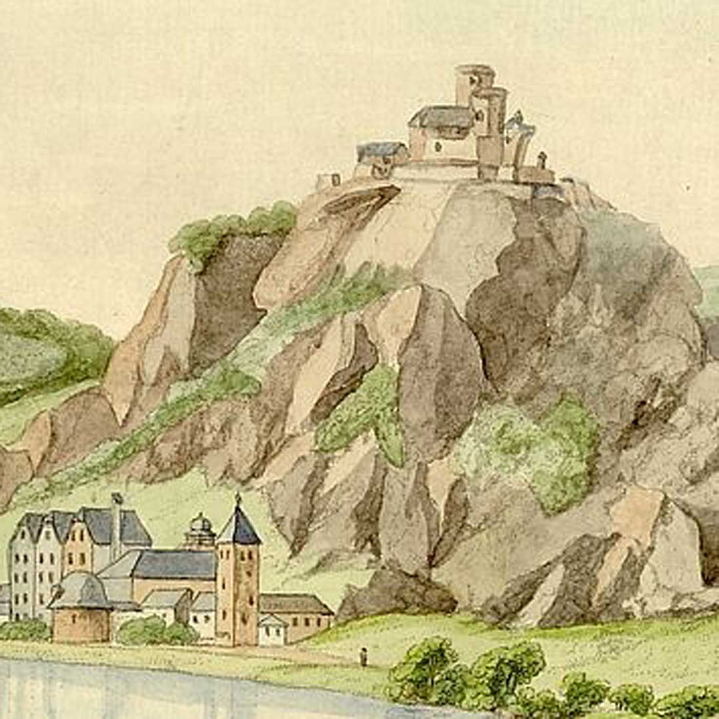 Der ideale Standort einer Burg