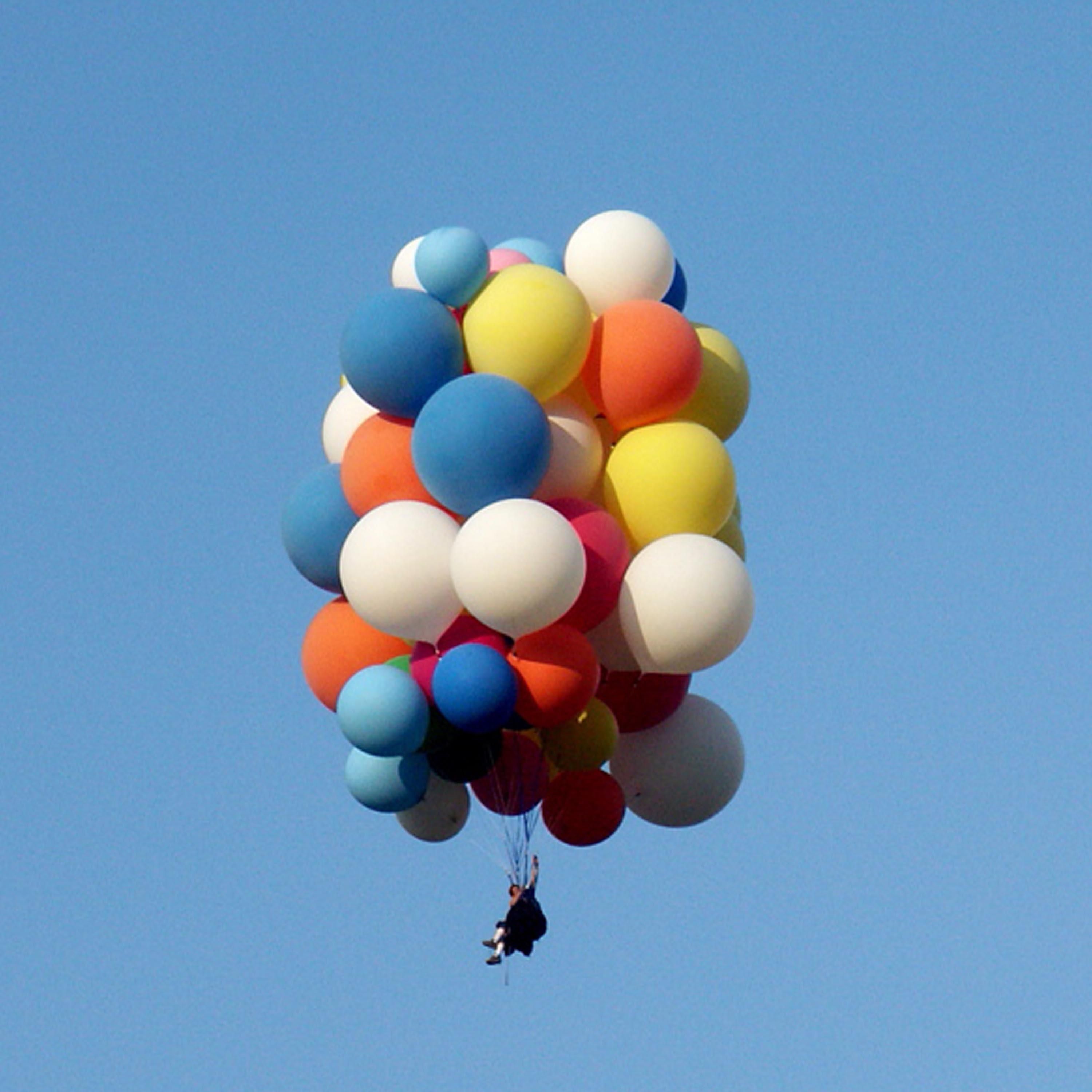 Der irre Flug auf dem Gartenstuhl