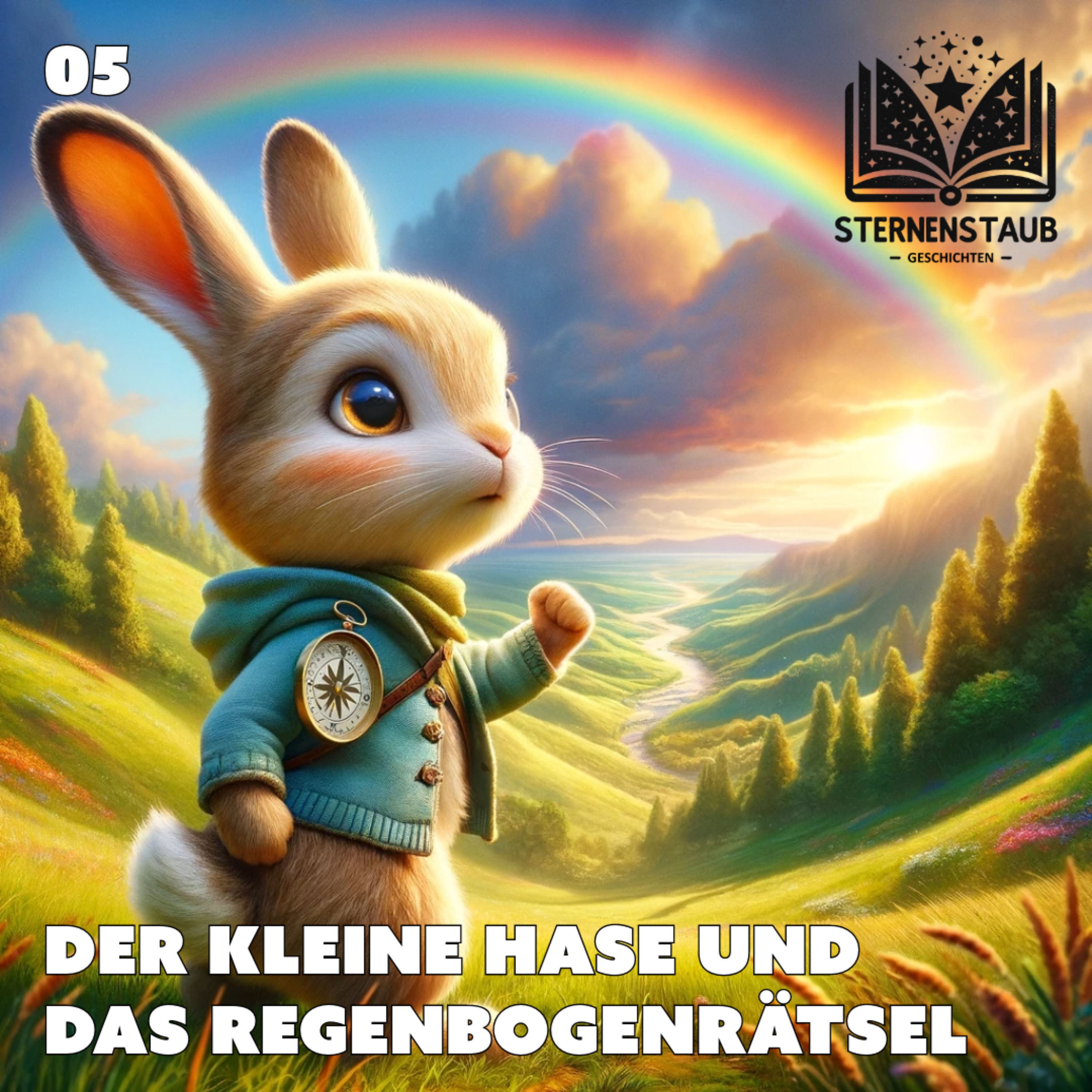 Der kleine Hase und das Regenbogenrätsel