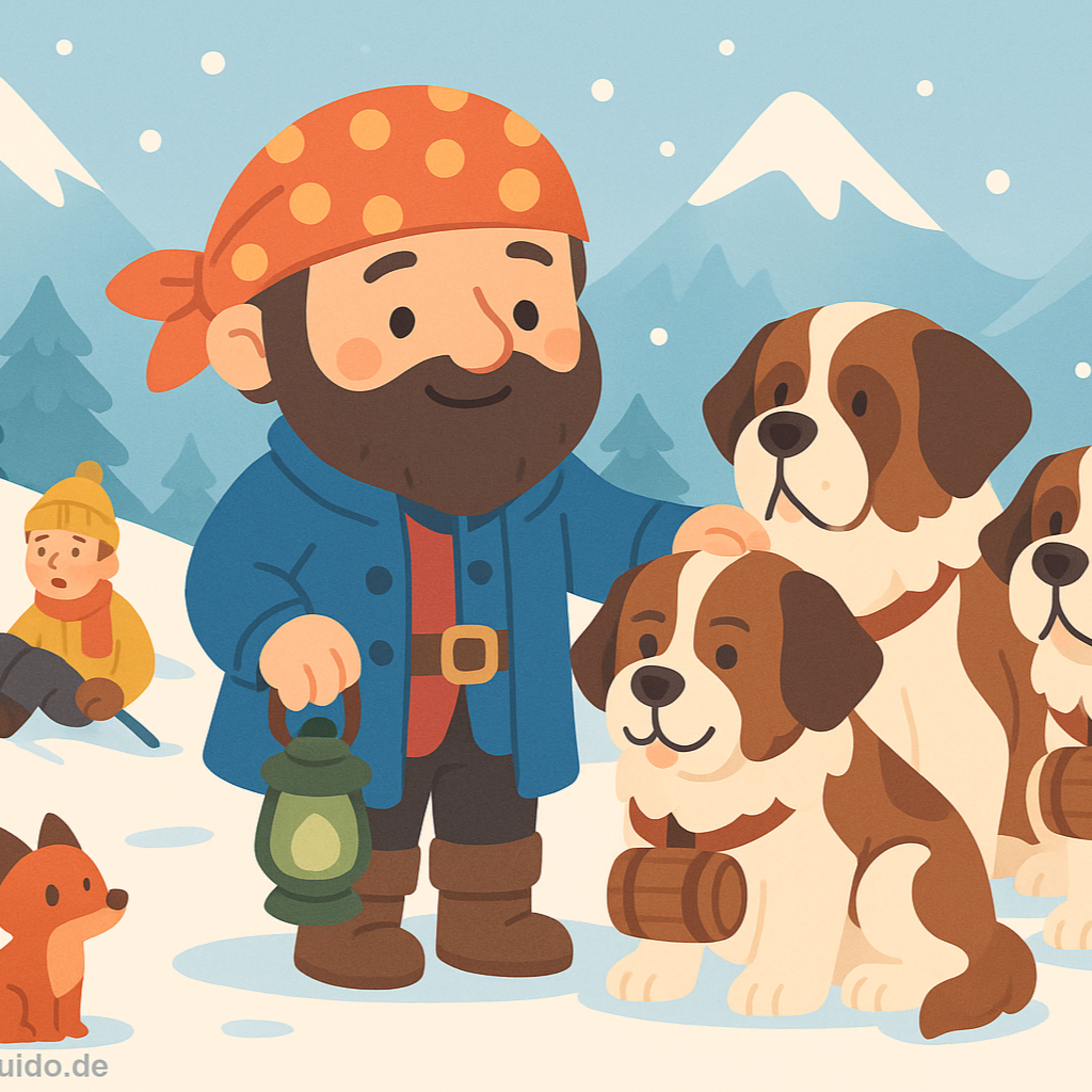 Der kleine Pirat Harald & die mutigen Bernhardiner | „Gute Nacht“-Geschichte”