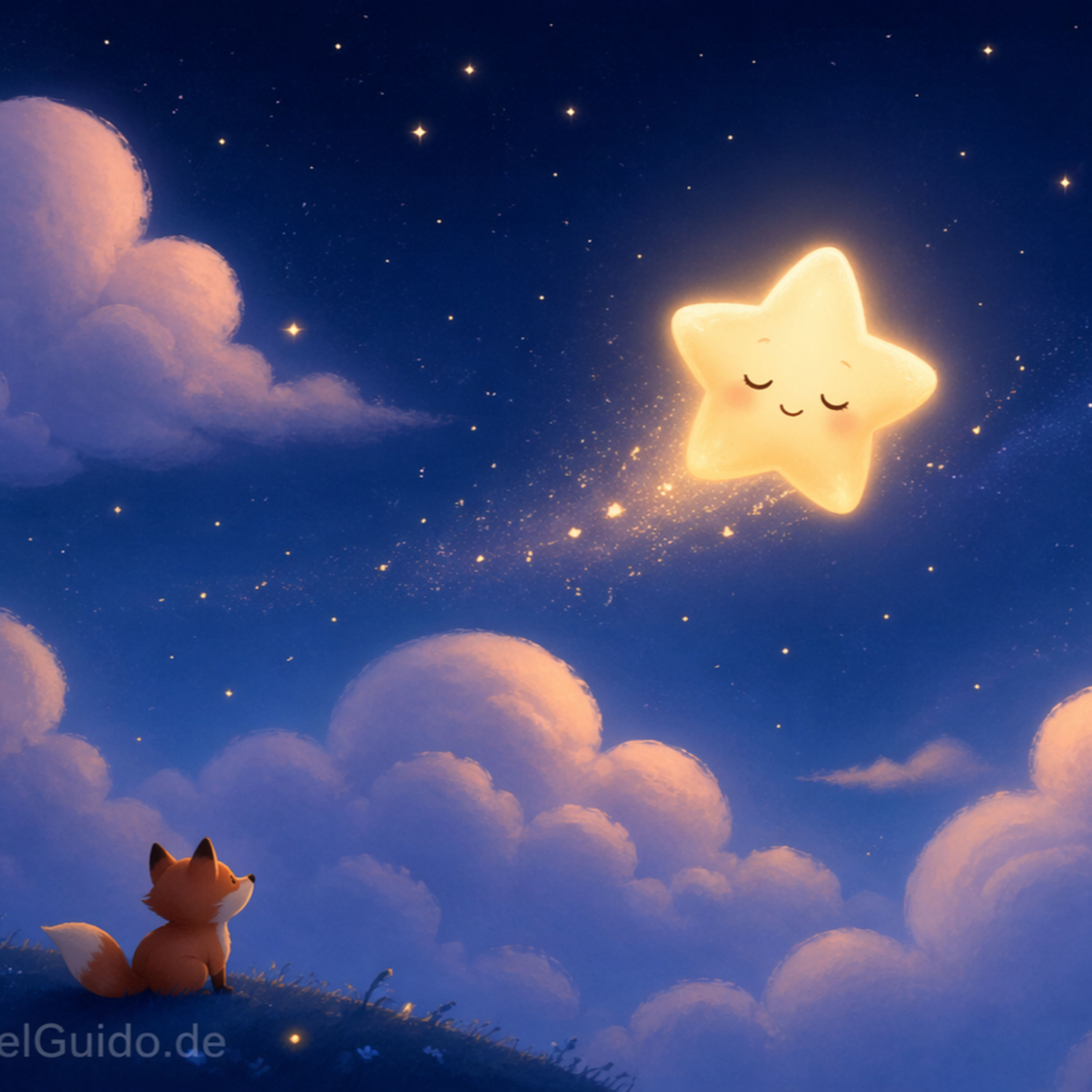 Der kleine Stern, der müde wurde | „Gute Nacht“-Geschichte”