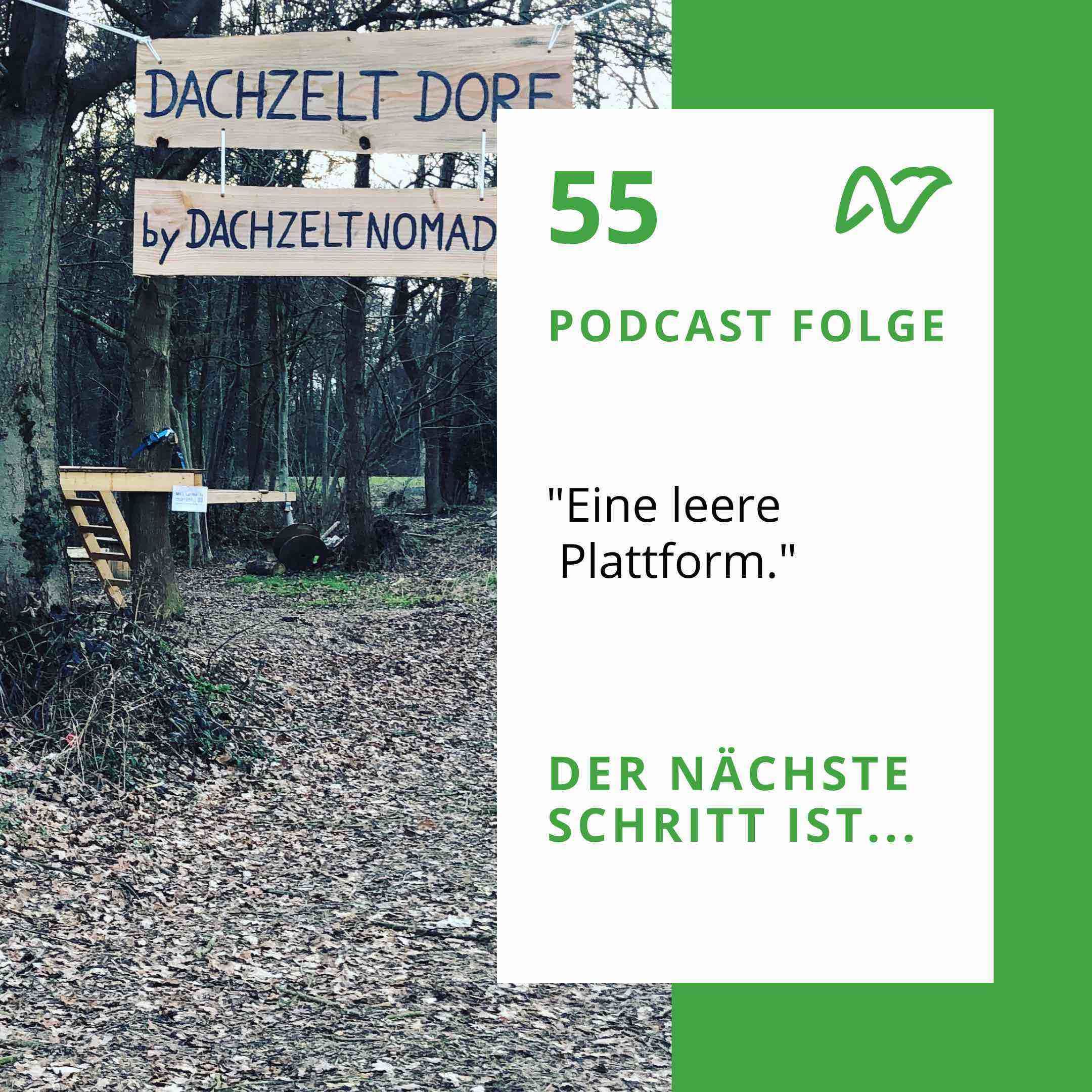 Der nächste Schritt ist... Eine leere Plattform